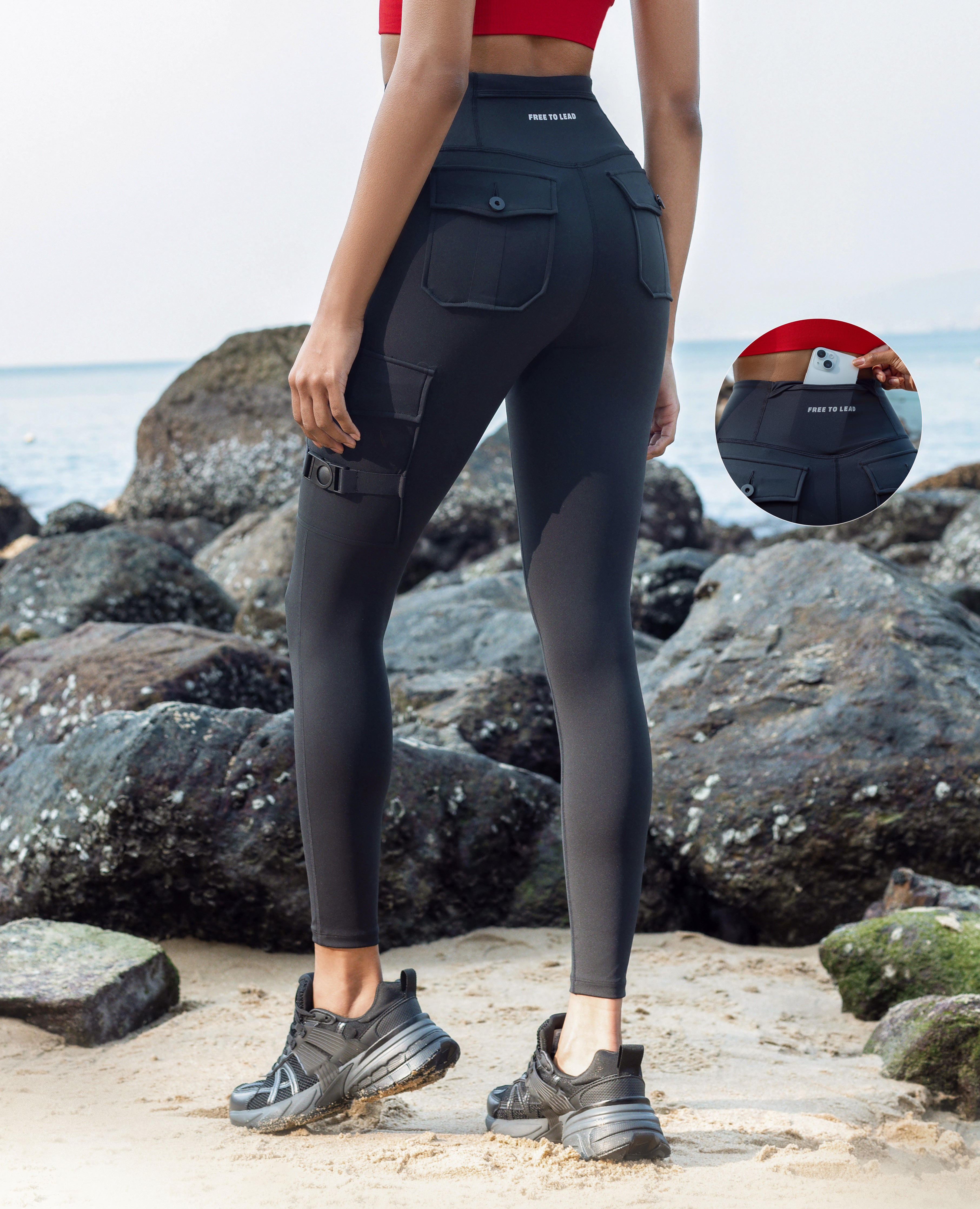 Cargo CorePro Leggings+ - Black