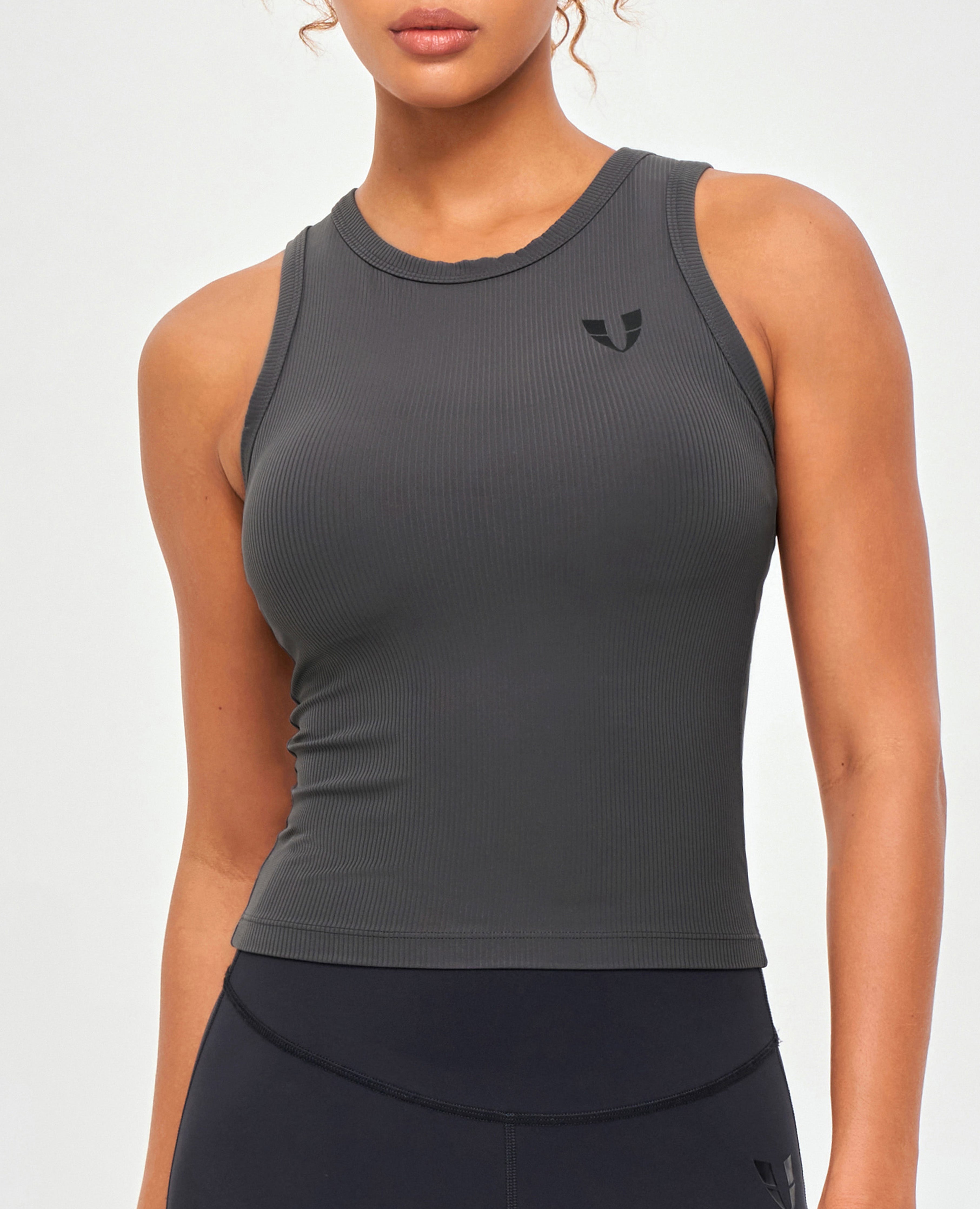 Tanque de entrenamiento acanalado - Lava Gray