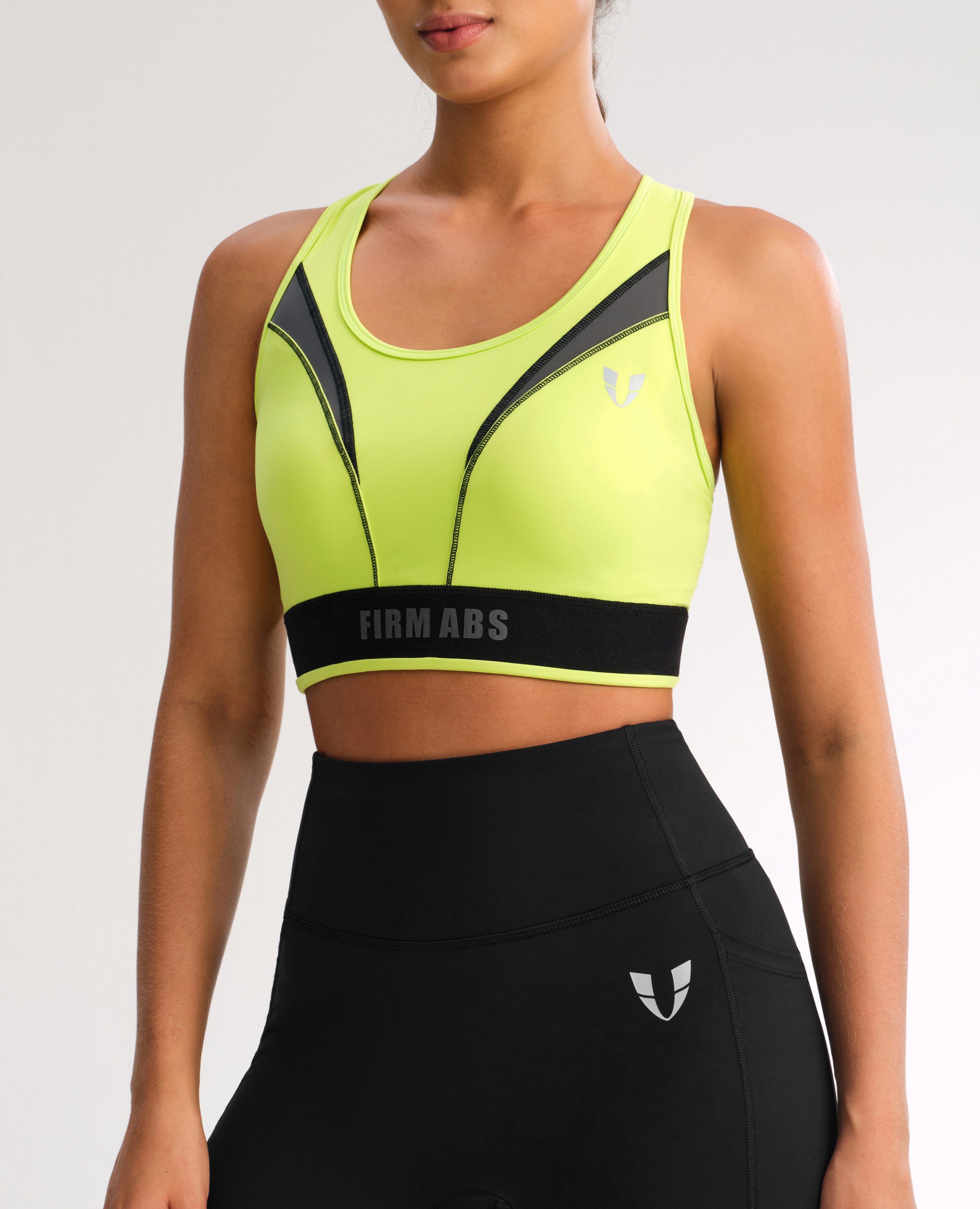 Vivid Support Sports Bra - Lemon Yellow