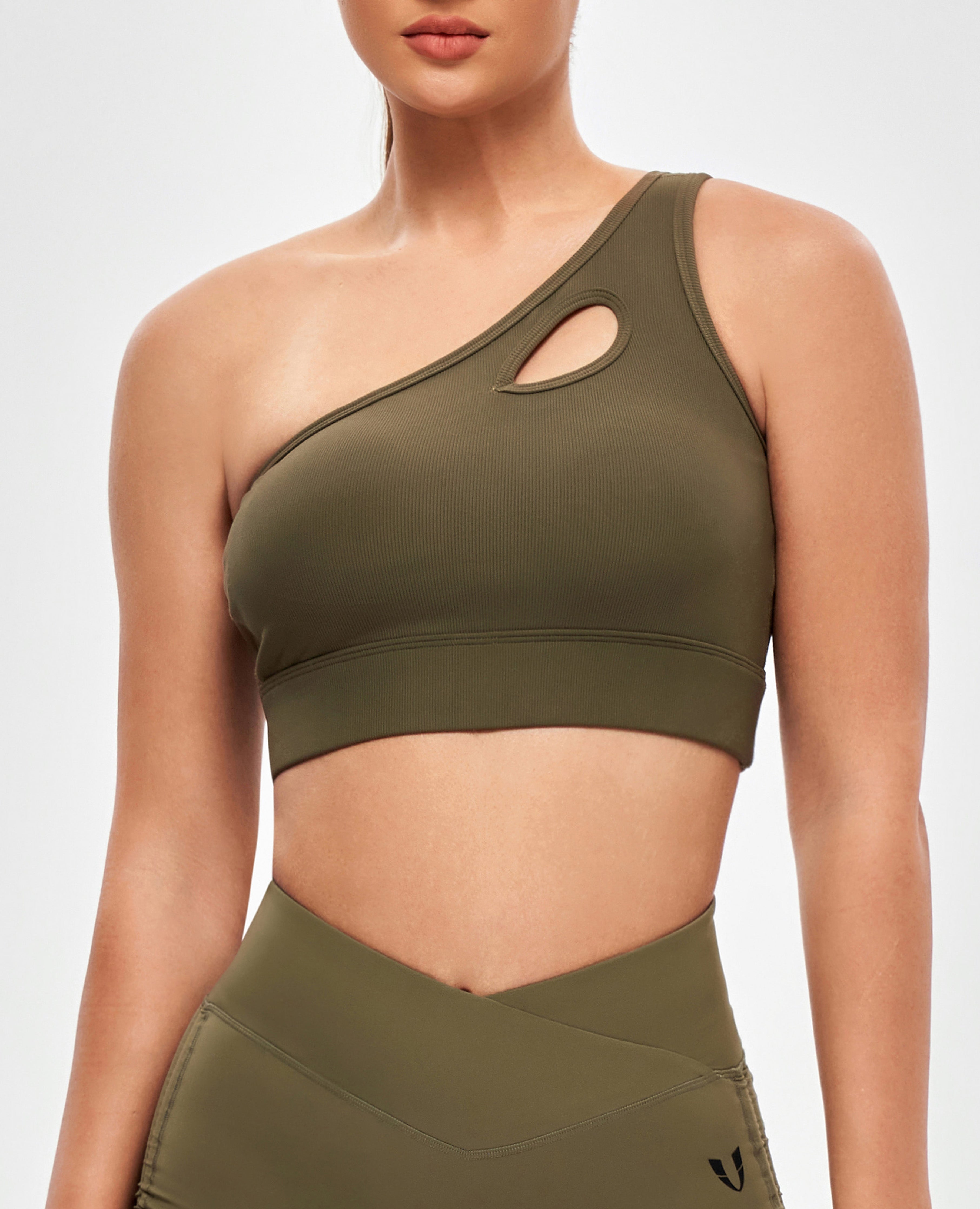 Un soutien-gorge de sports d'épaule - Breat Green