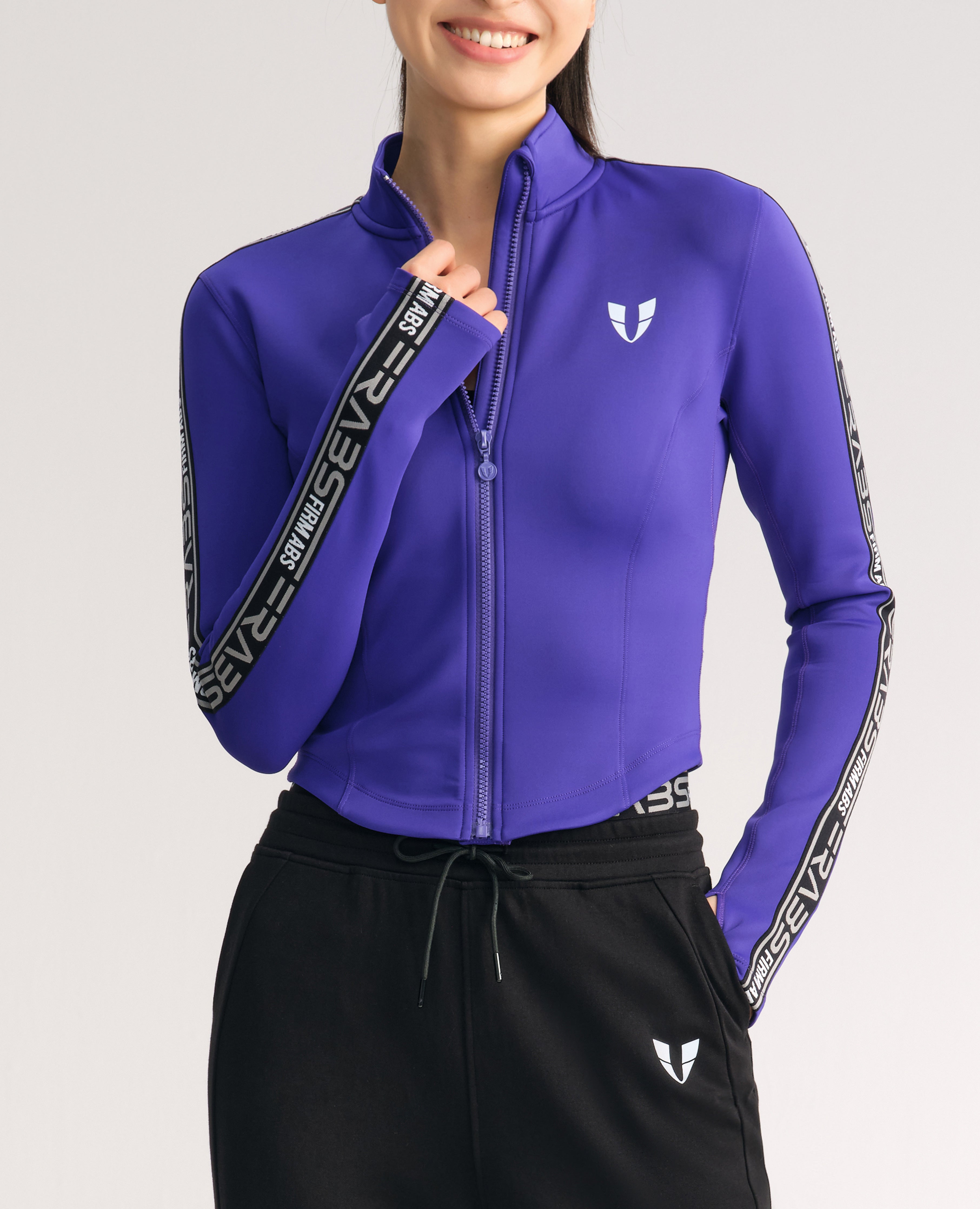 Powerful Warm Athletic Jacket - Dark Purple