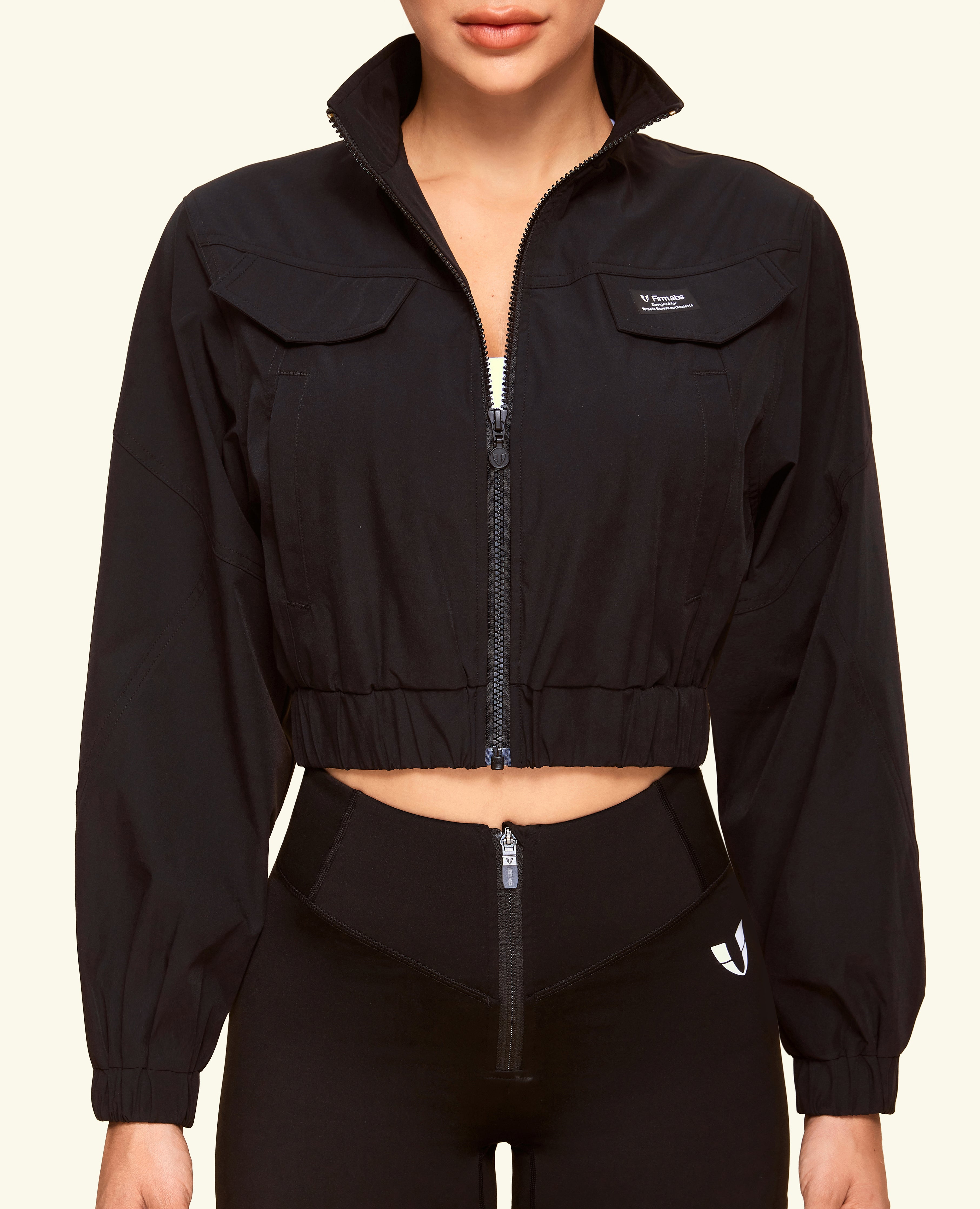 Kruppierte ultimative Frachtjacke - schwarz