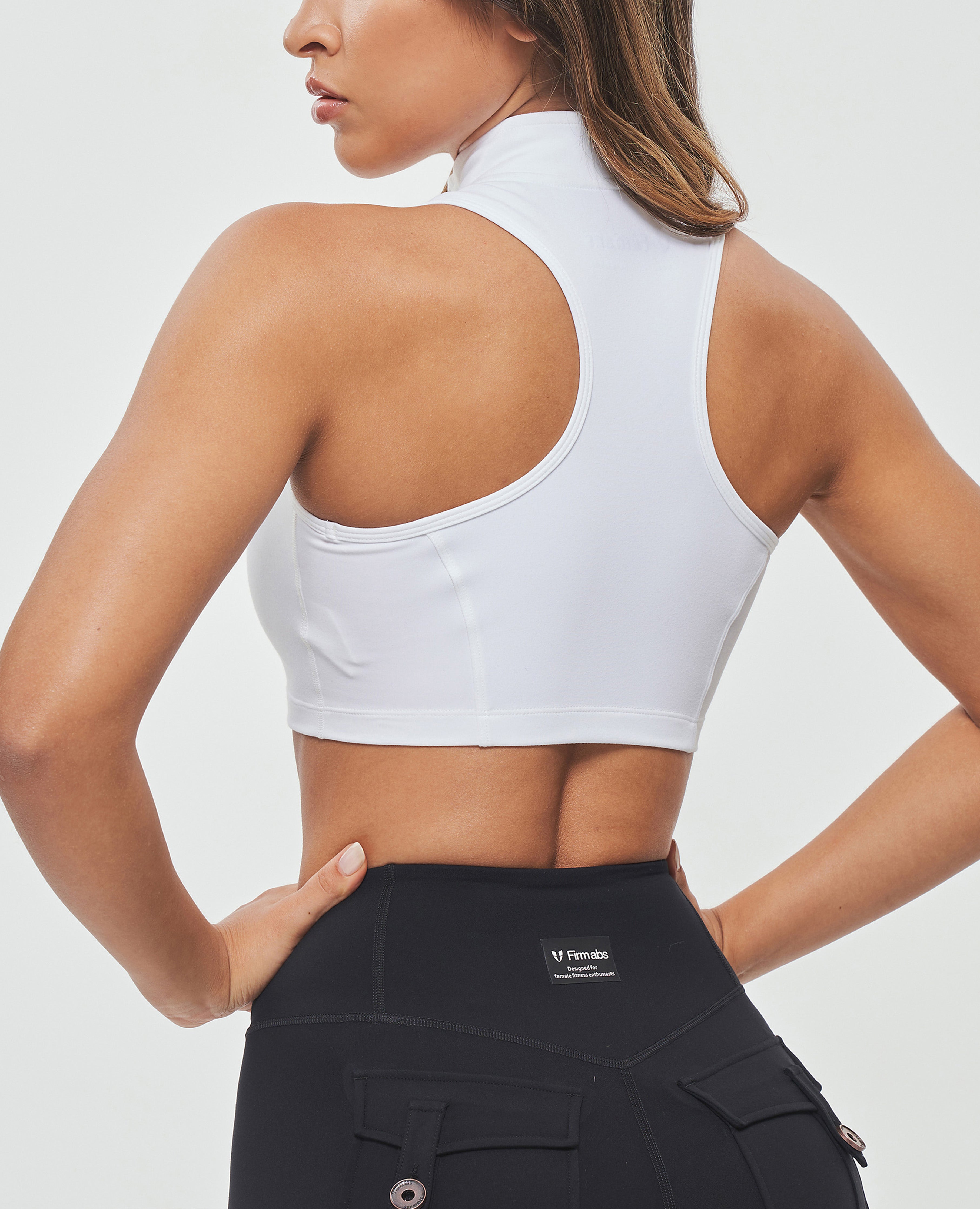 クロップド貨物タンク - 白