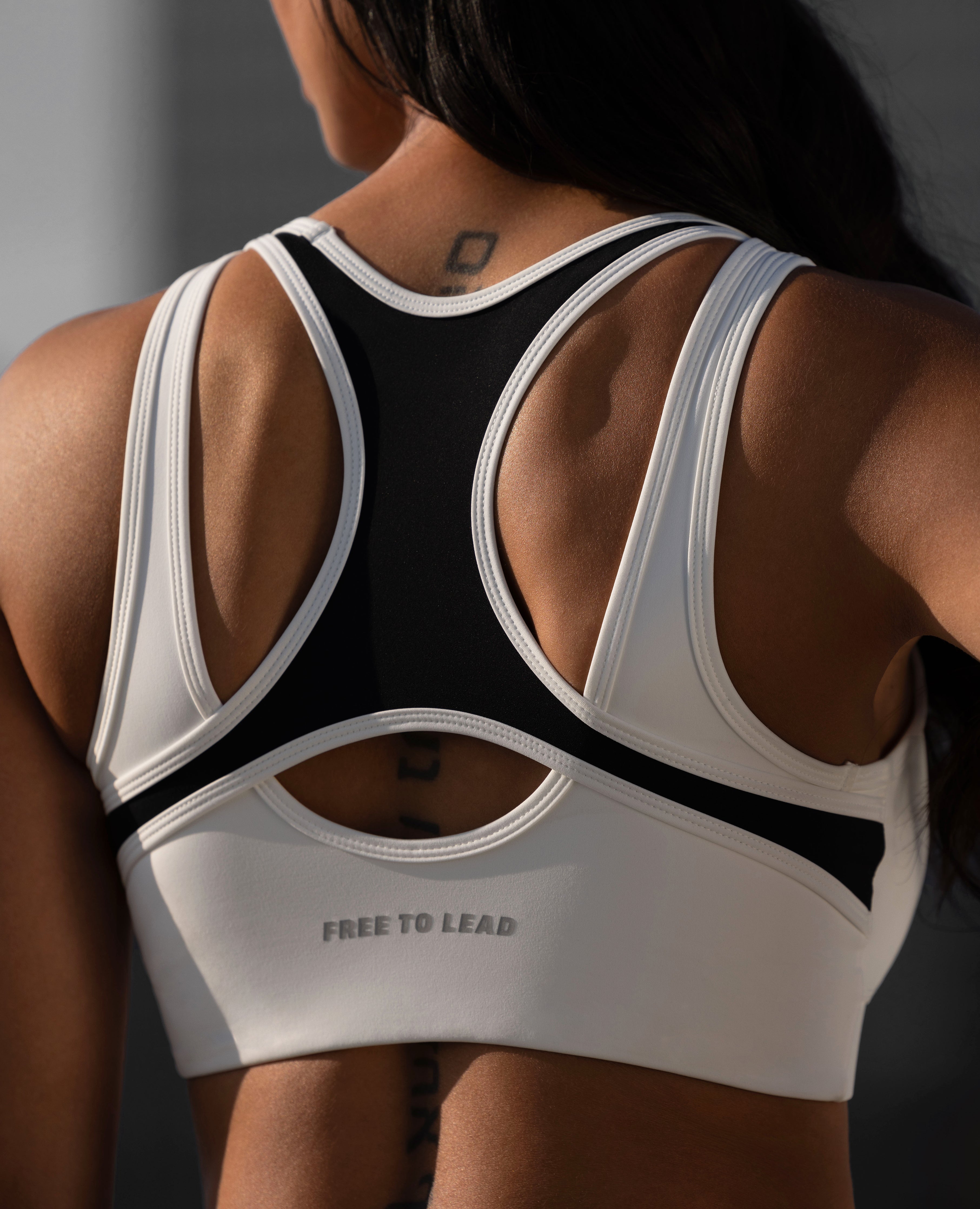 Hollow Active Sports Bra - White