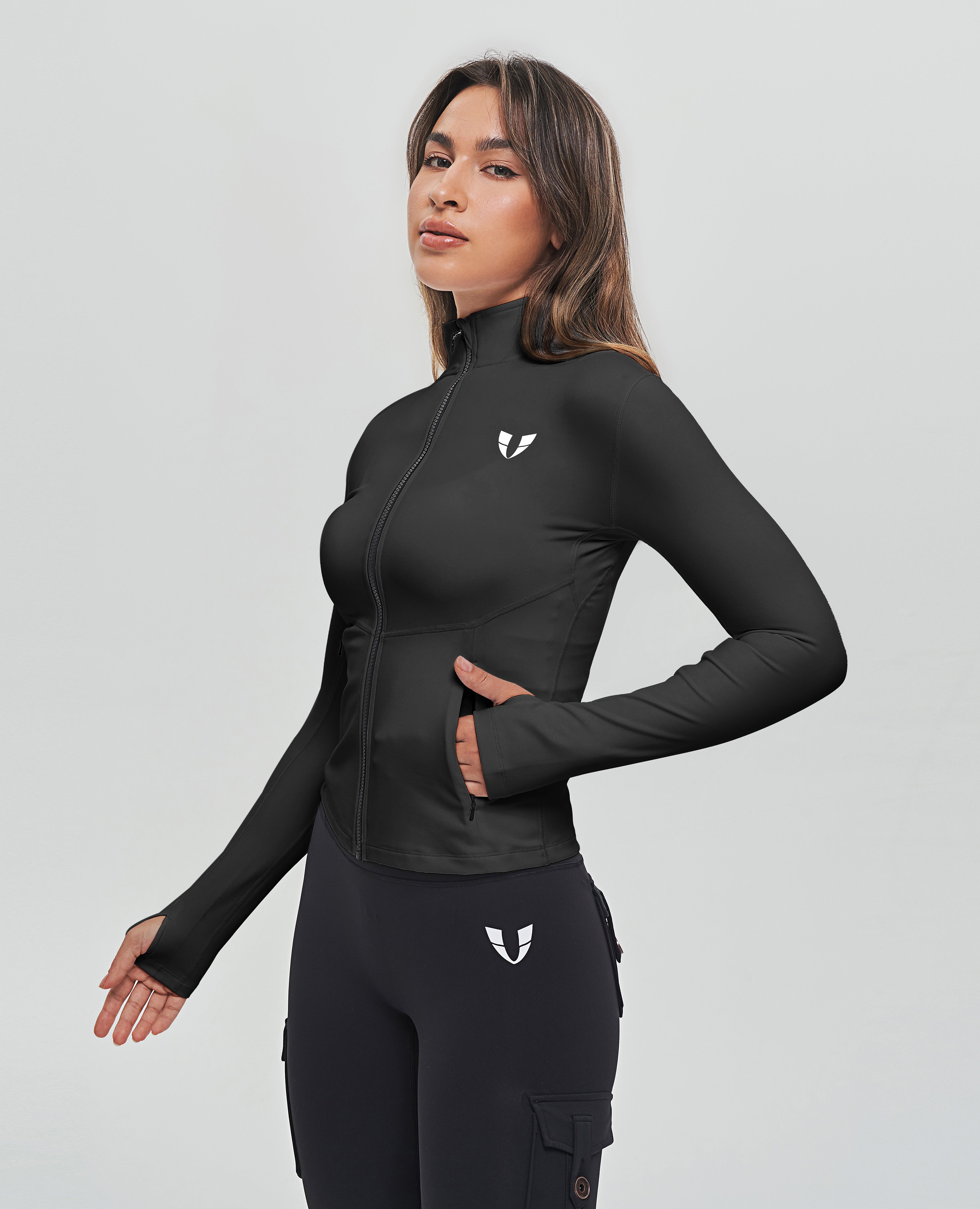 Full Zip Training Jacket - Black