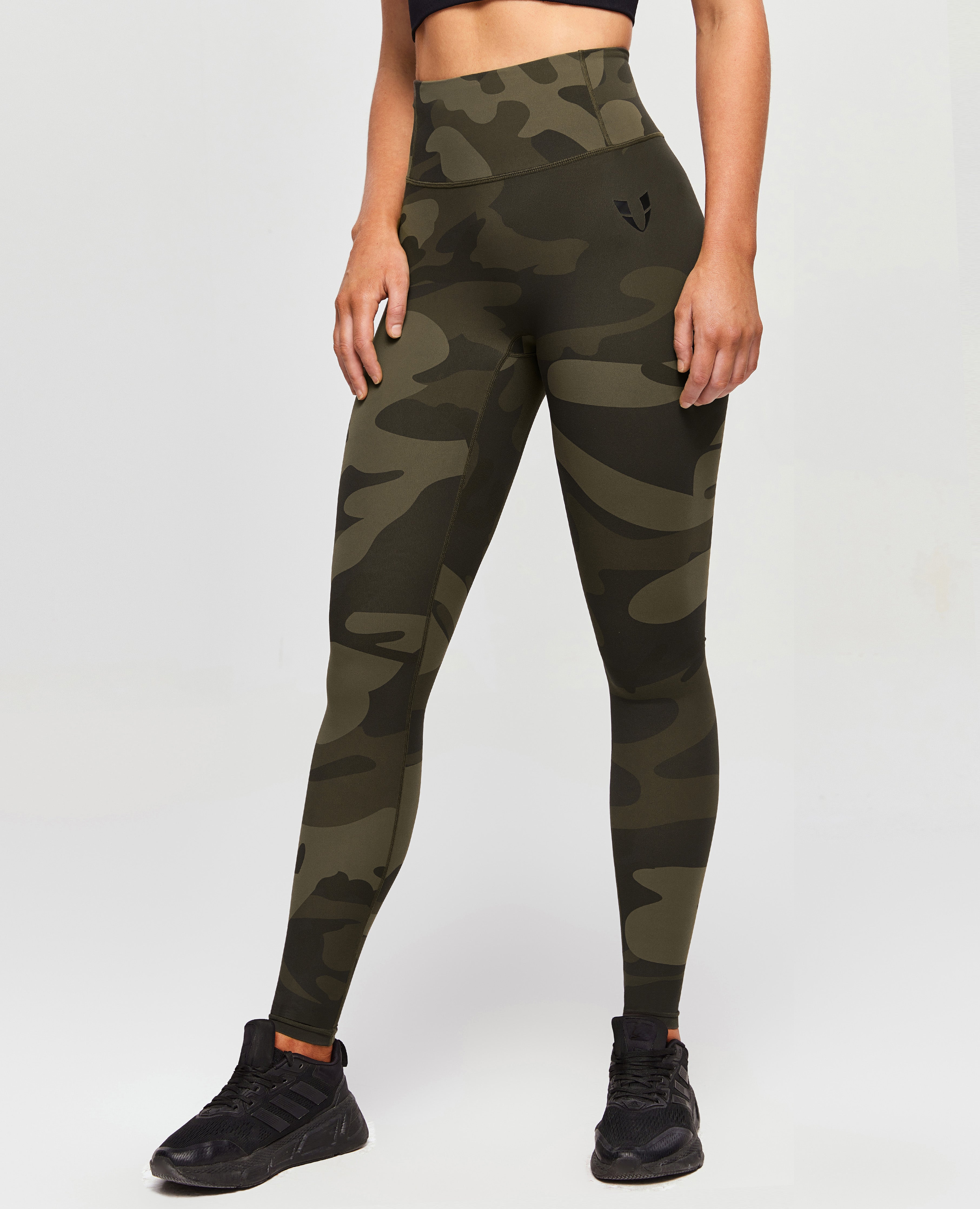 Scrunch Butt Leggings - Army Green Camo