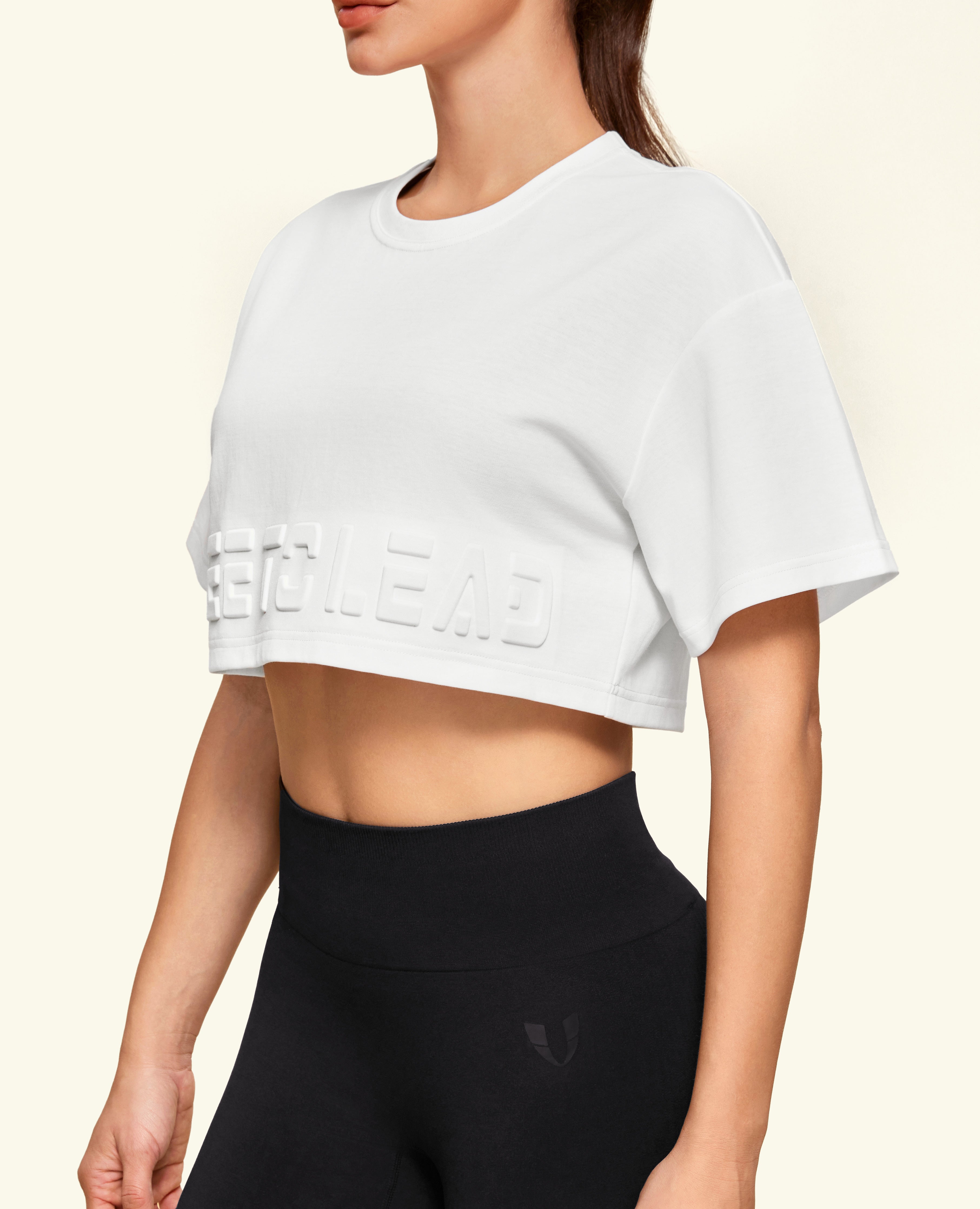 Super Cropped Comfy T-Shirt - White