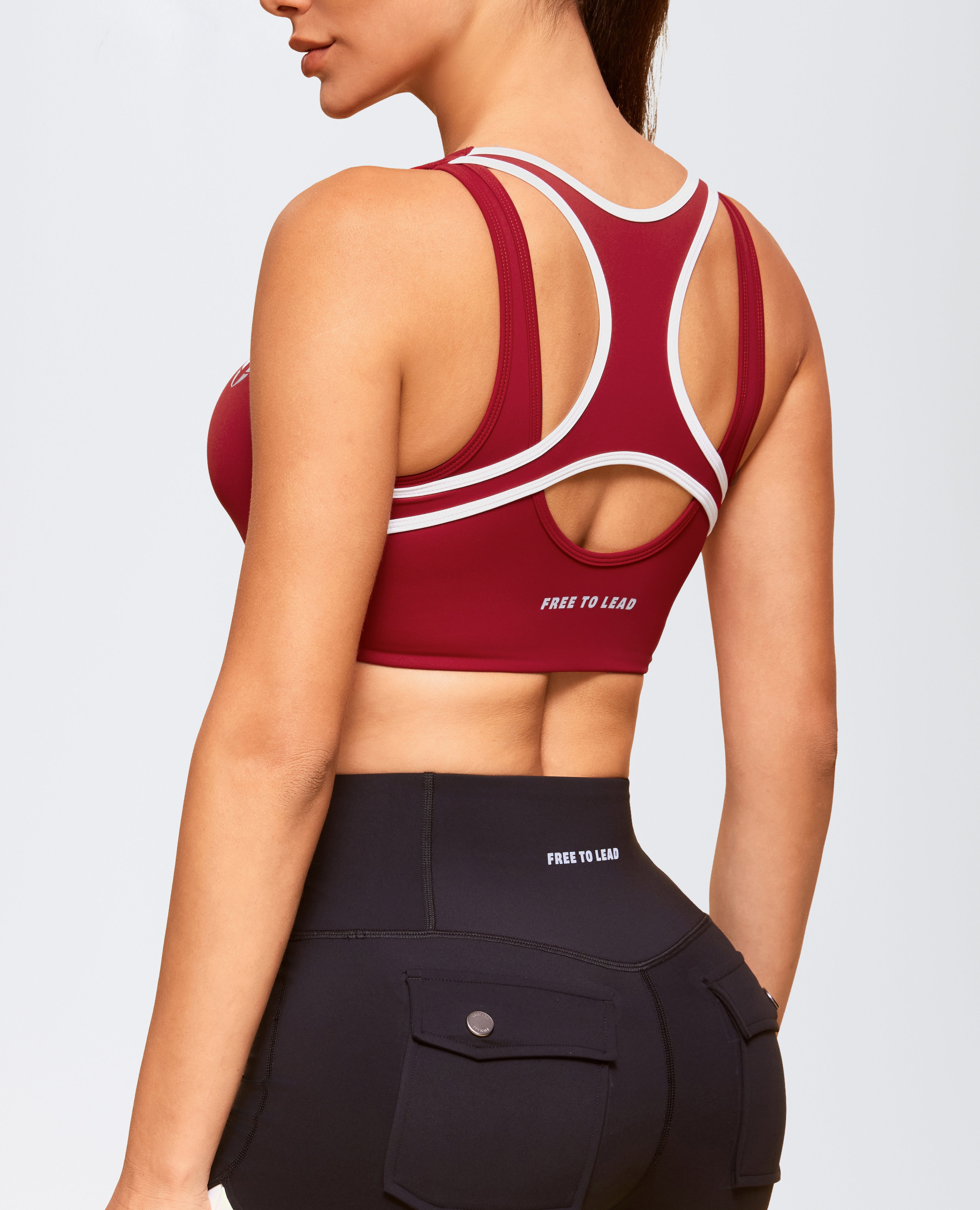 Brazo deportivo activo hueco - arándano rojo