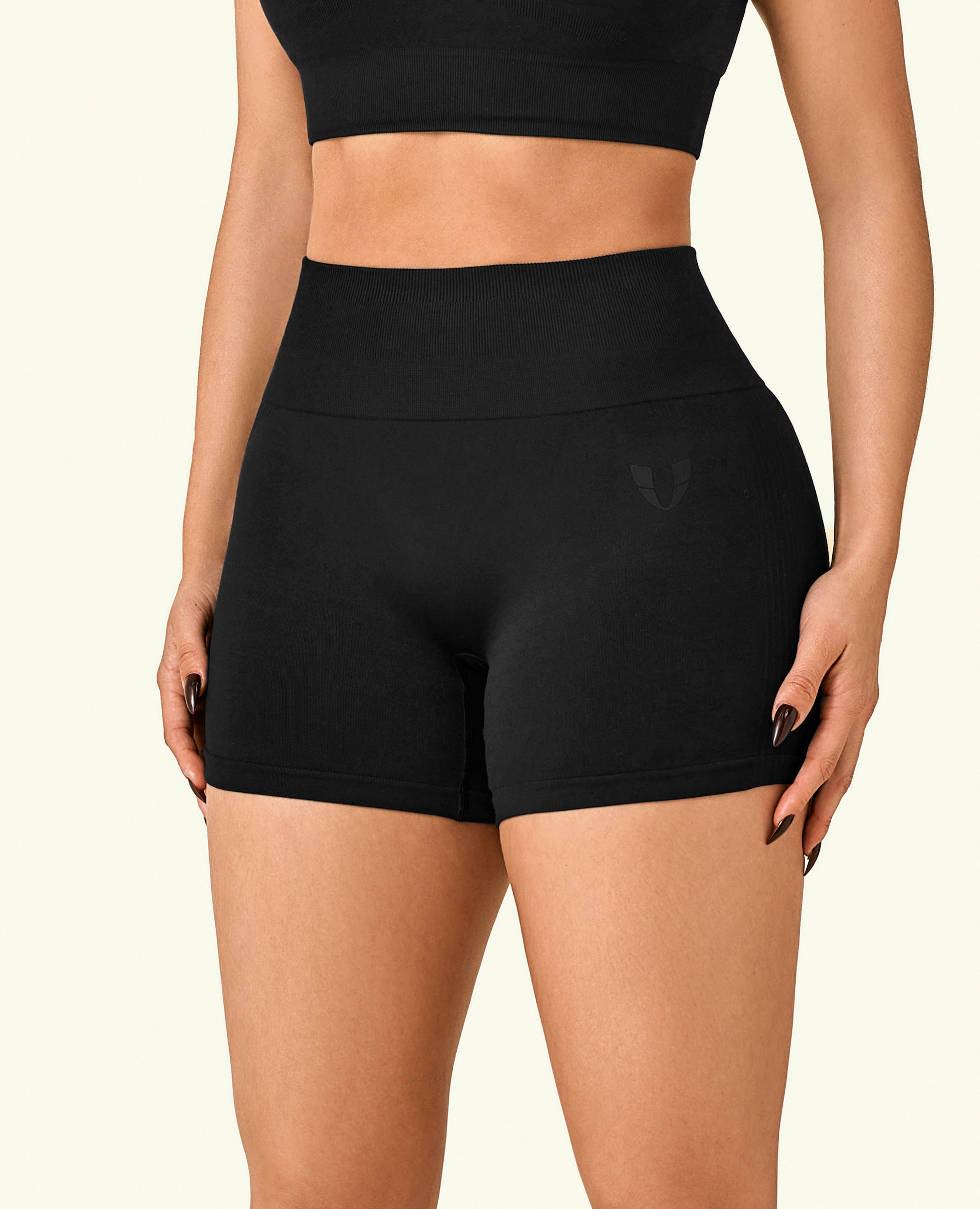 Workout Shorts High Waisted Tight Black Shorts Tight Fit High