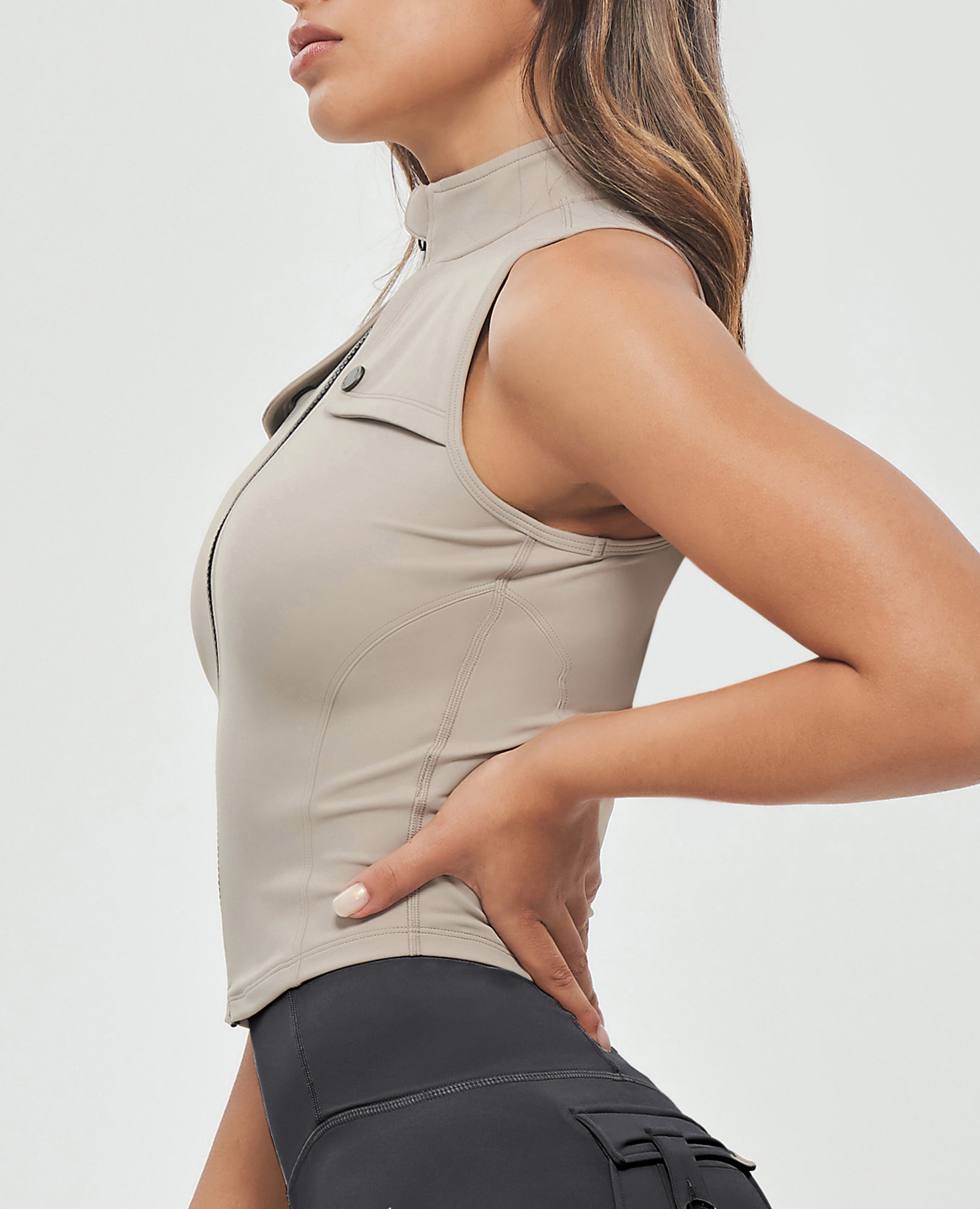 Réservoir de cargaison à zip - Khaki