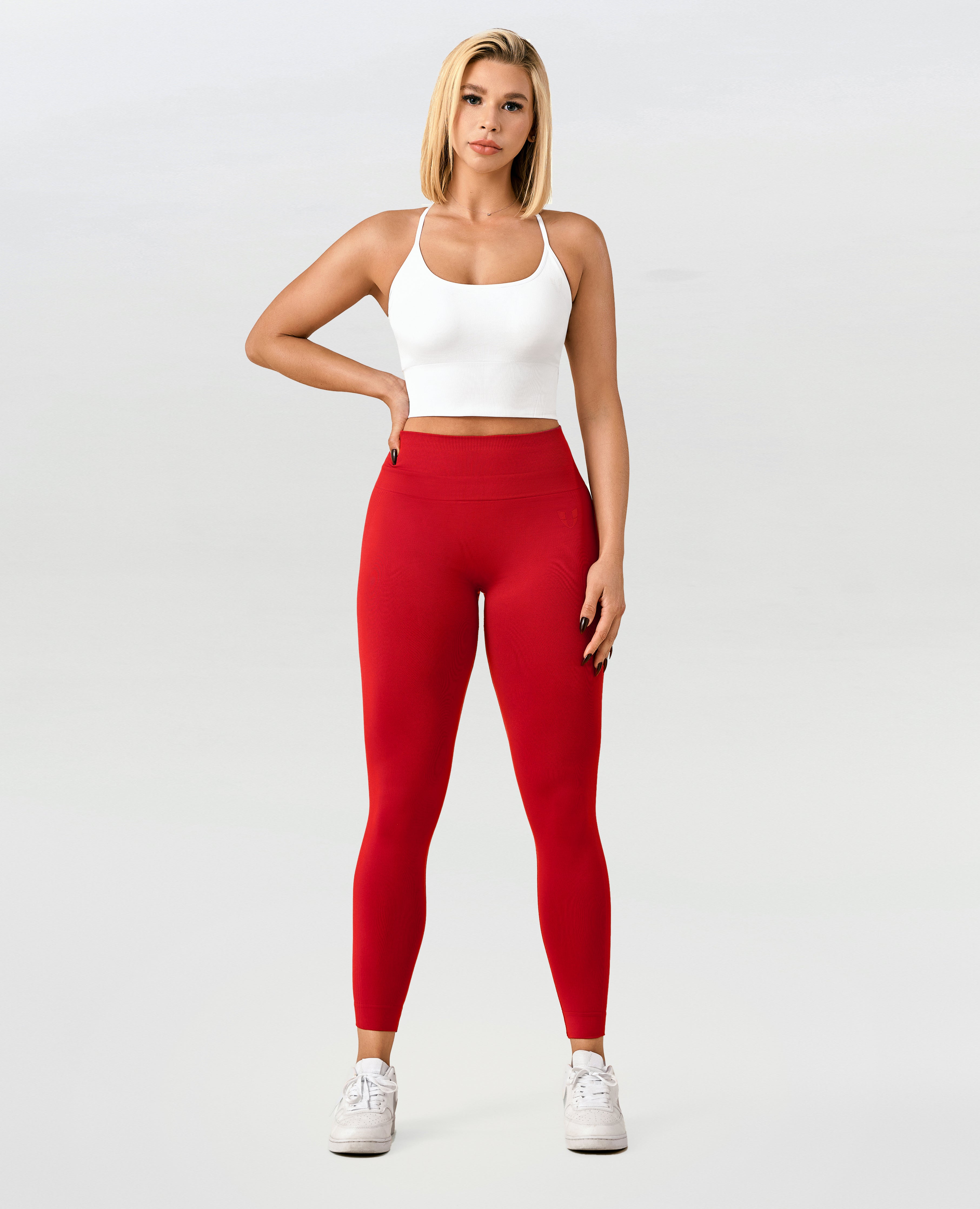 Energy Strait Strap Longline Top - White
