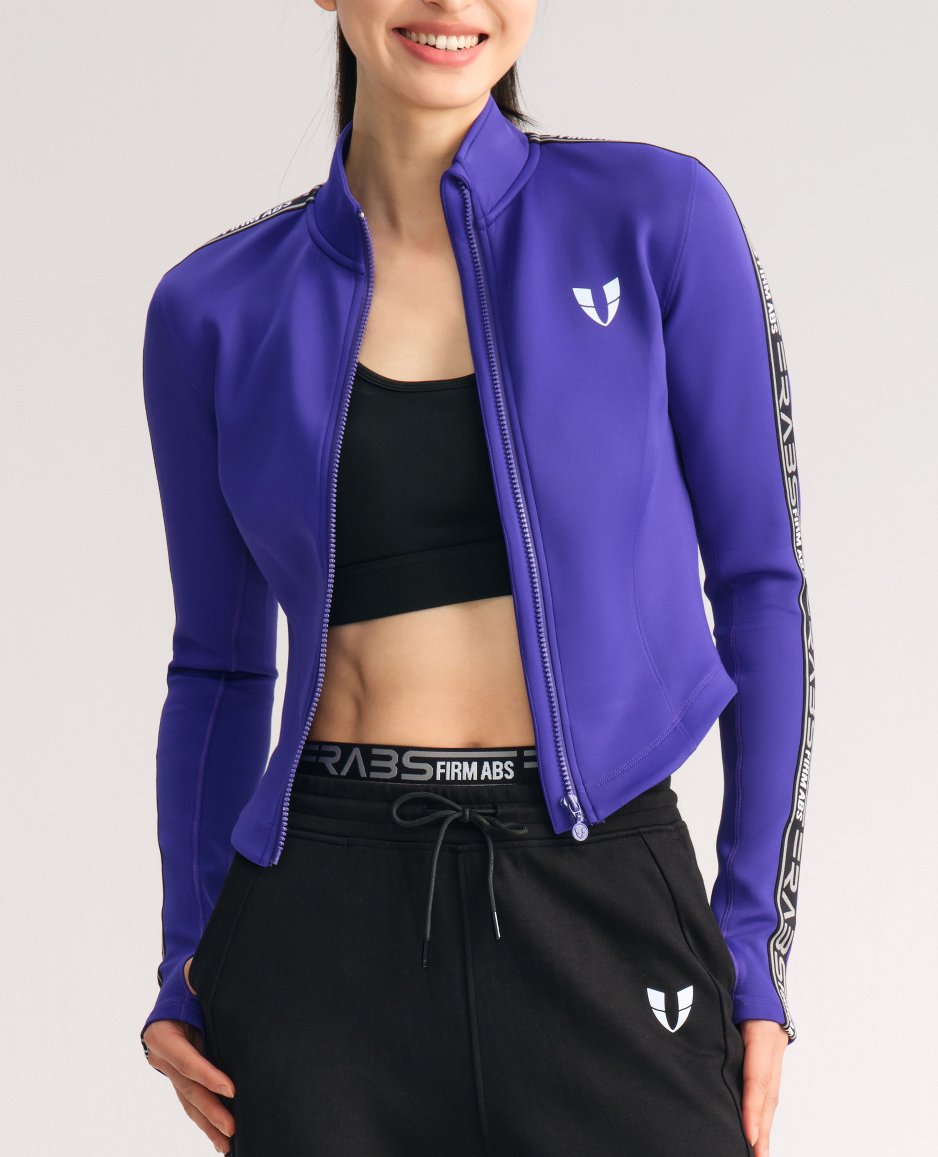 Powerful Warm Athletic Jacket - Dark Purple