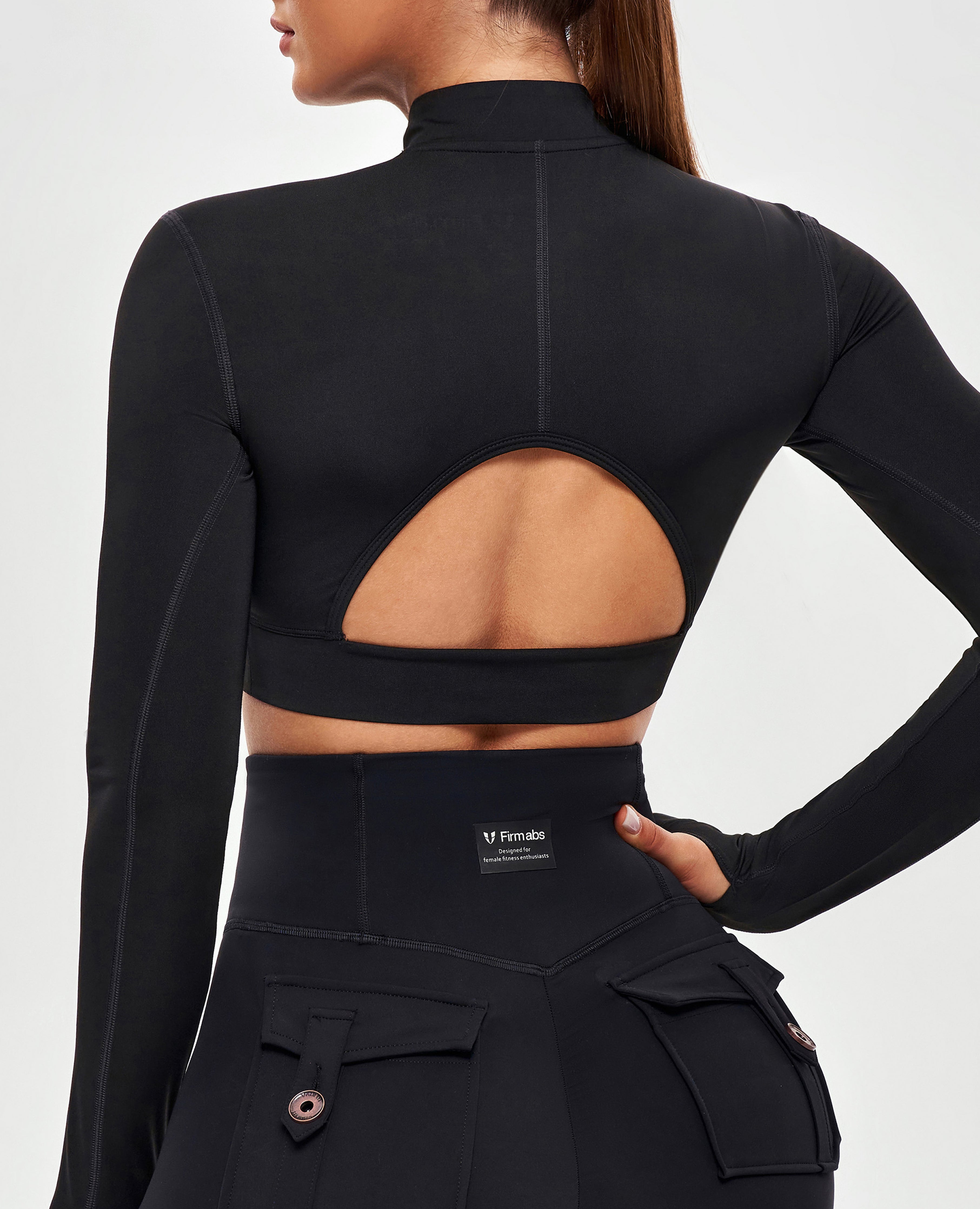 Haut de collier de collier - noir