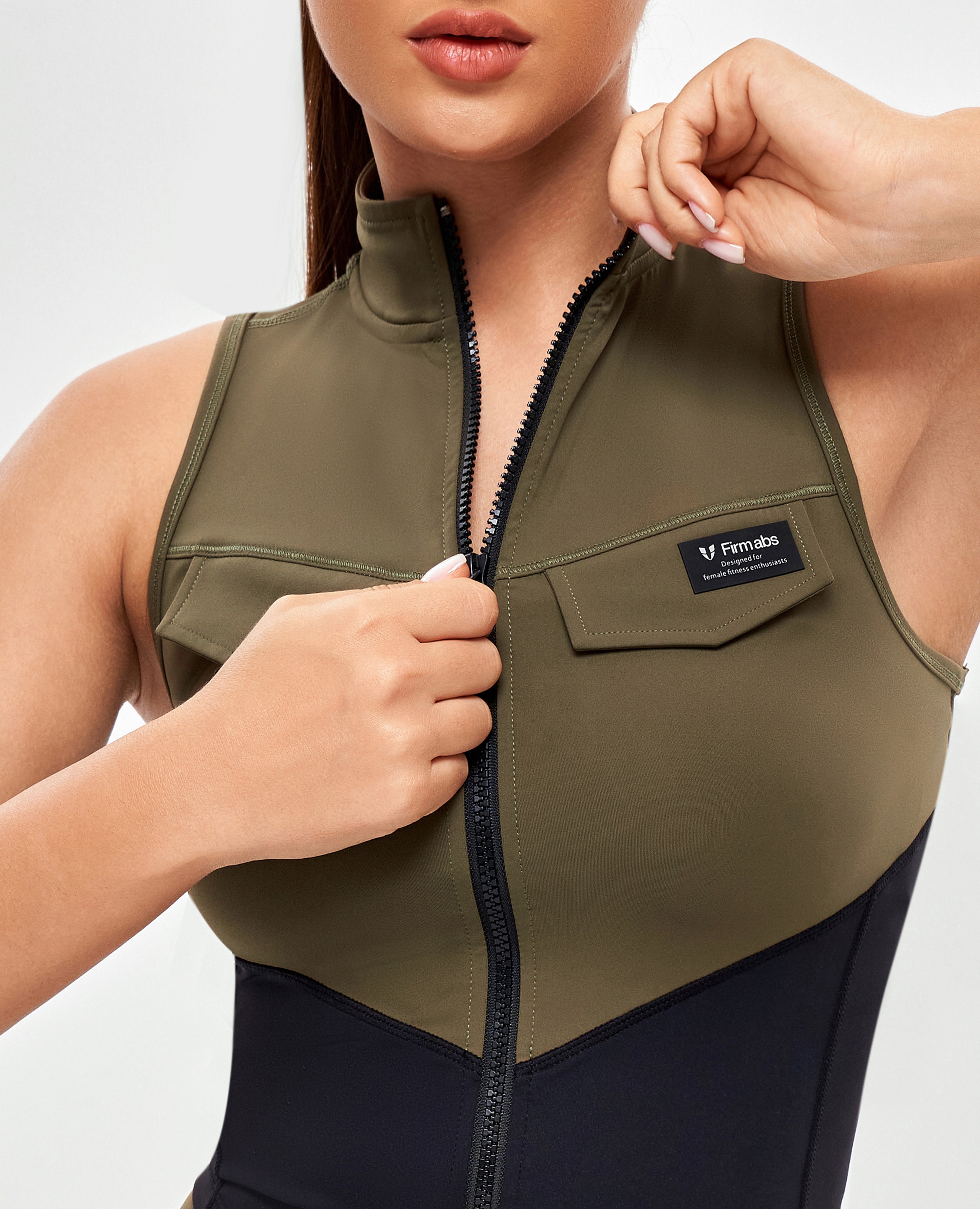 Tank ABS Army Abs - Corgned Green and Black