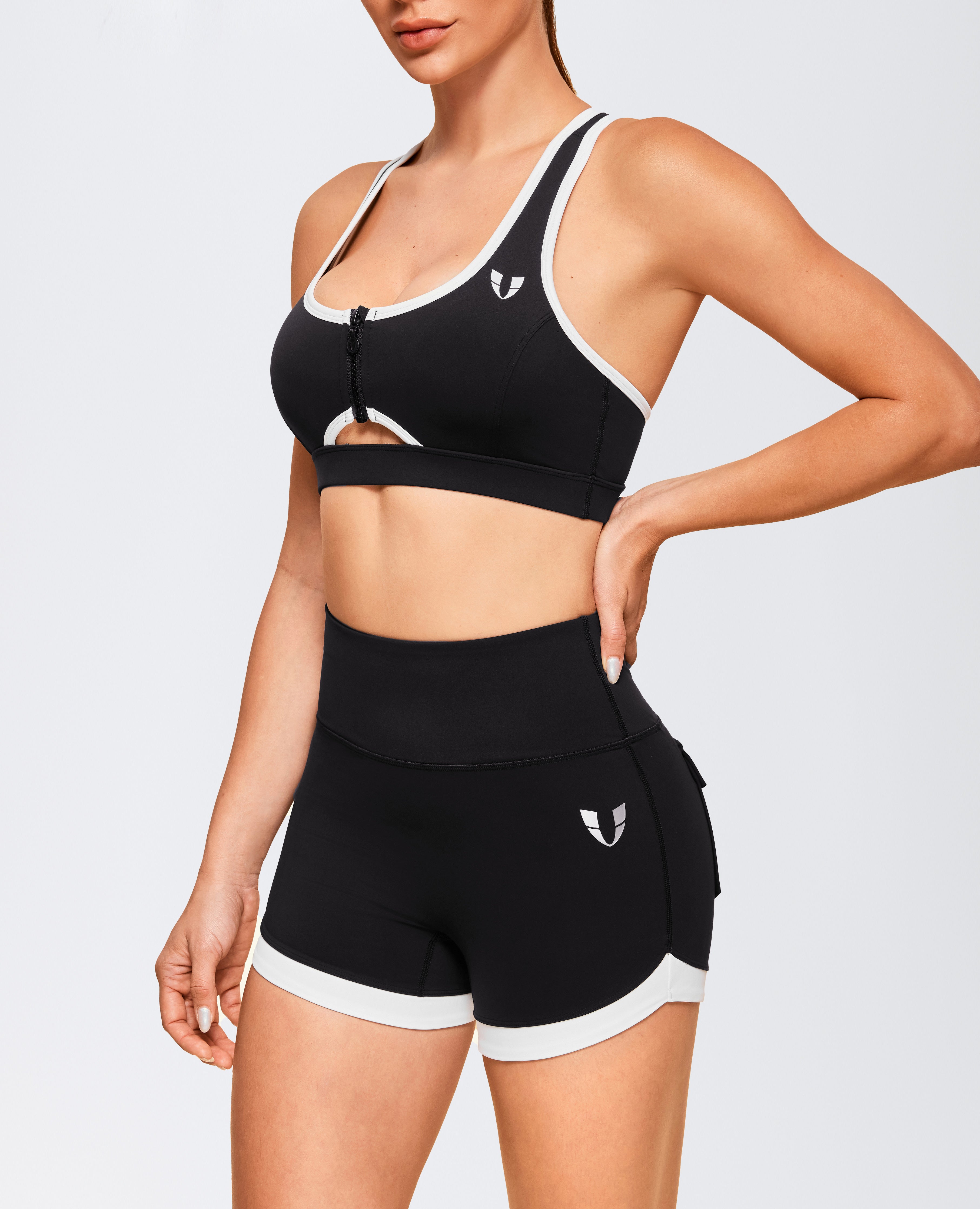 Policito de bolsillo de bolsillo de bolsillo alto de bolsillo - Negro