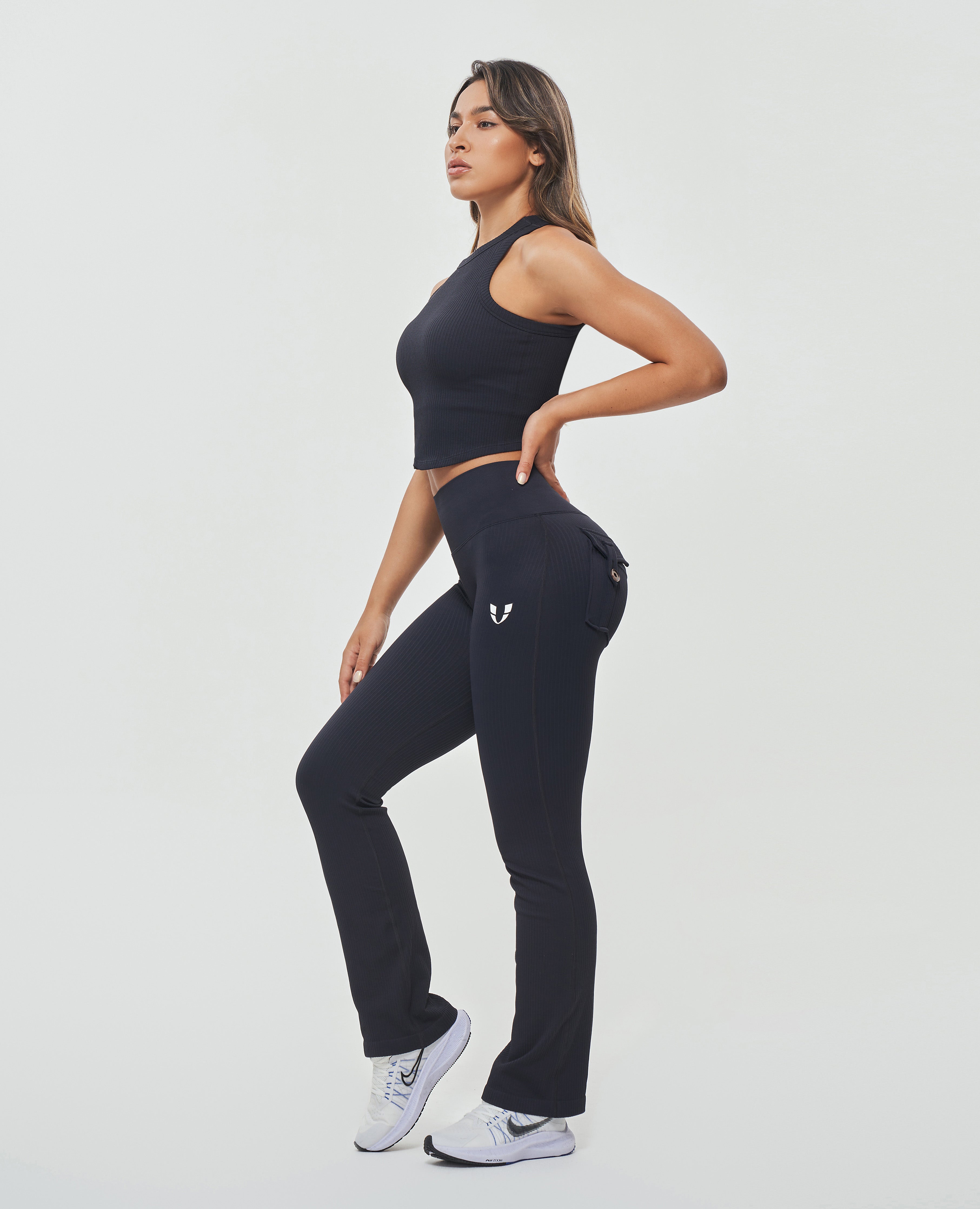 Padded Workout Tank - Black