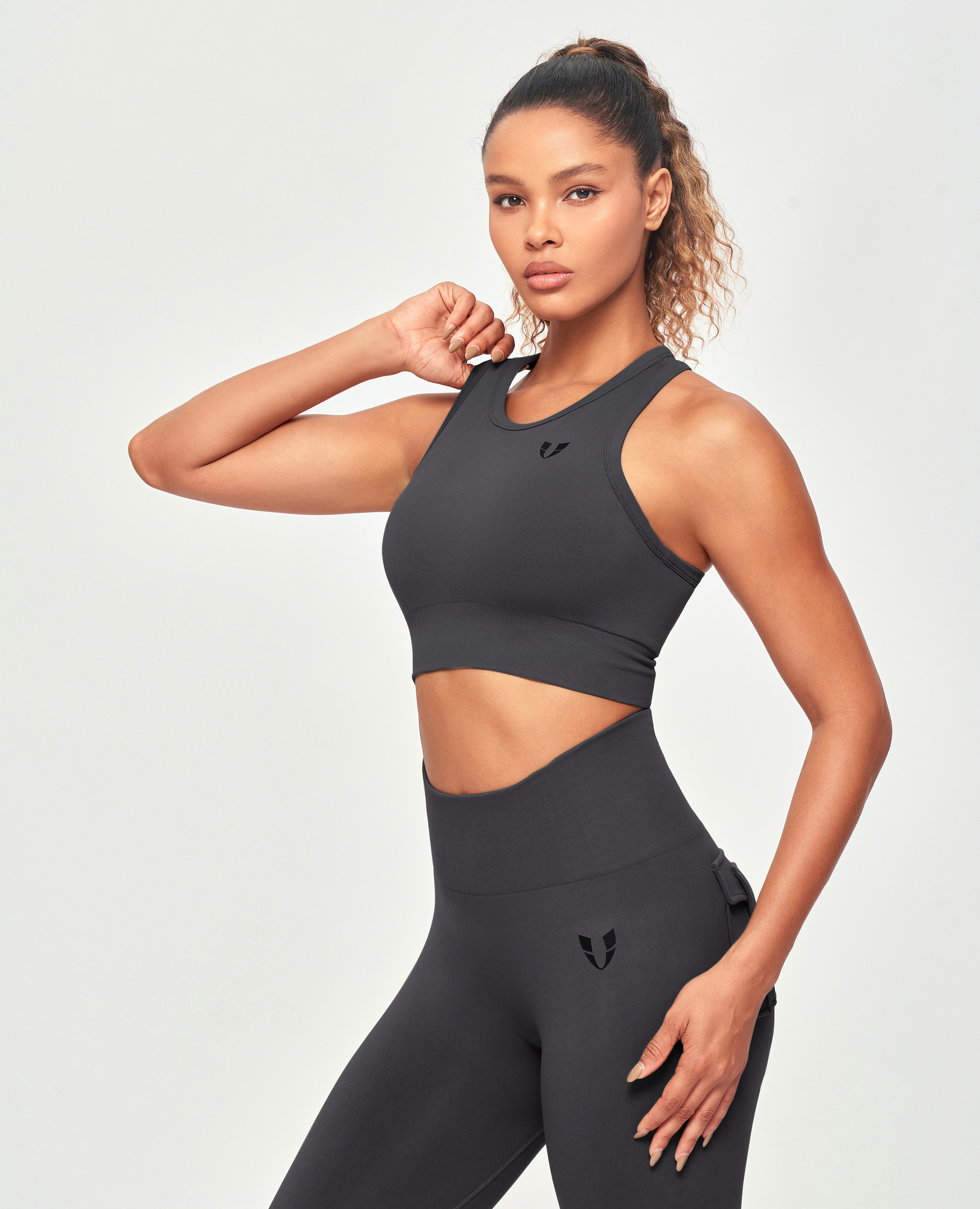 Réservoir rembourré sans couture - gris de lave