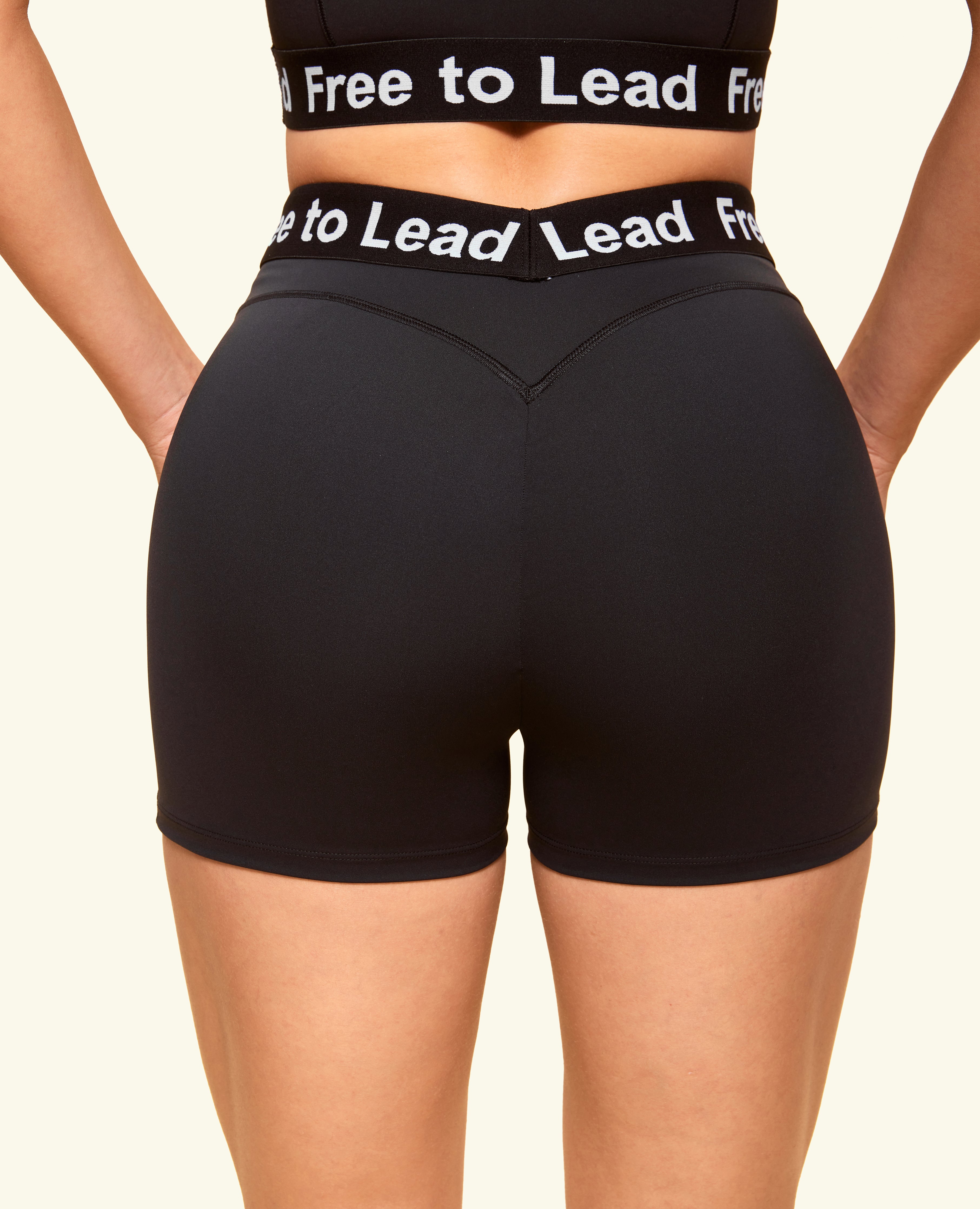 Exclusive Price|Free to Lead Shorts - Black