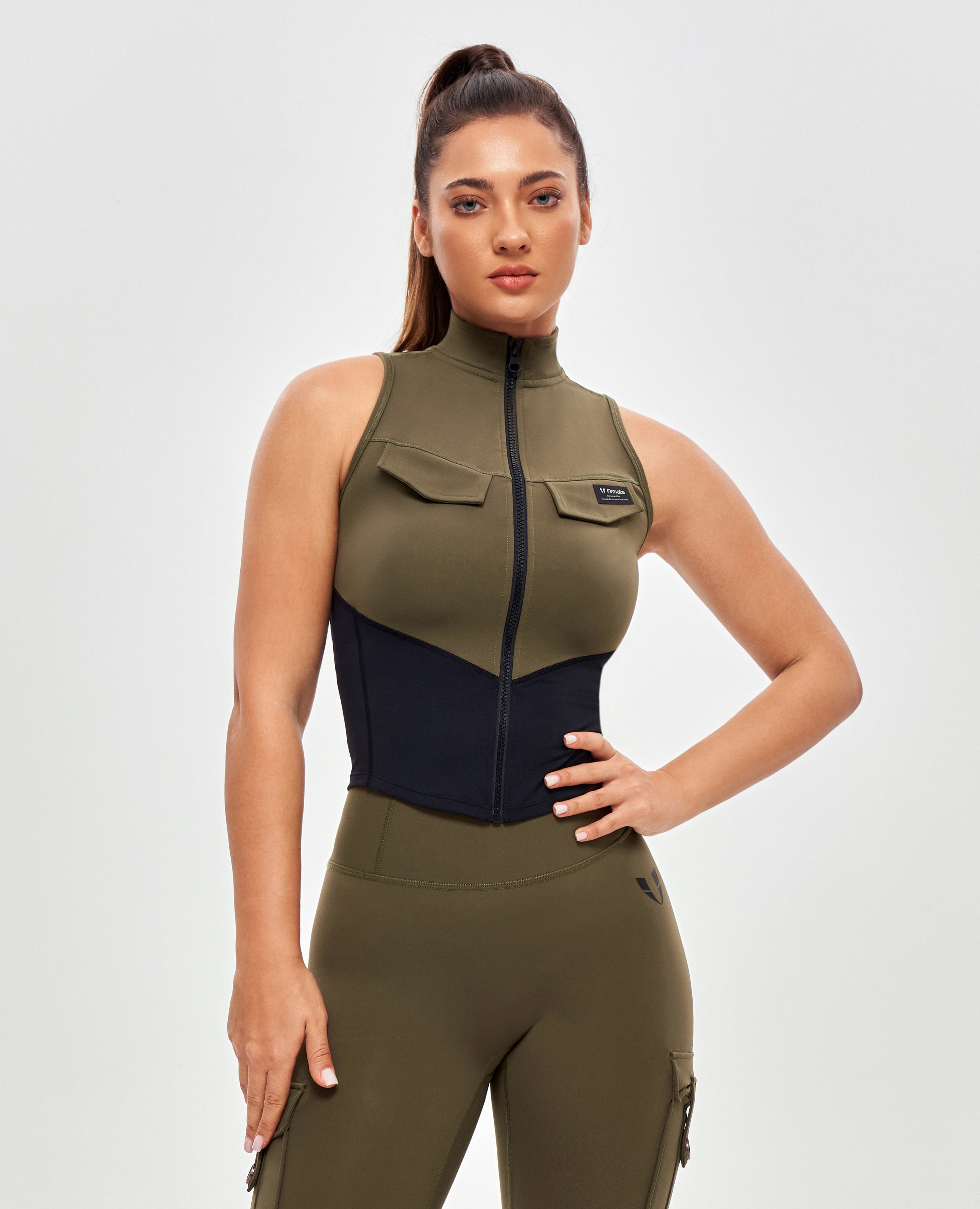 Tank ABS Army Abs - Corgned Green and Black