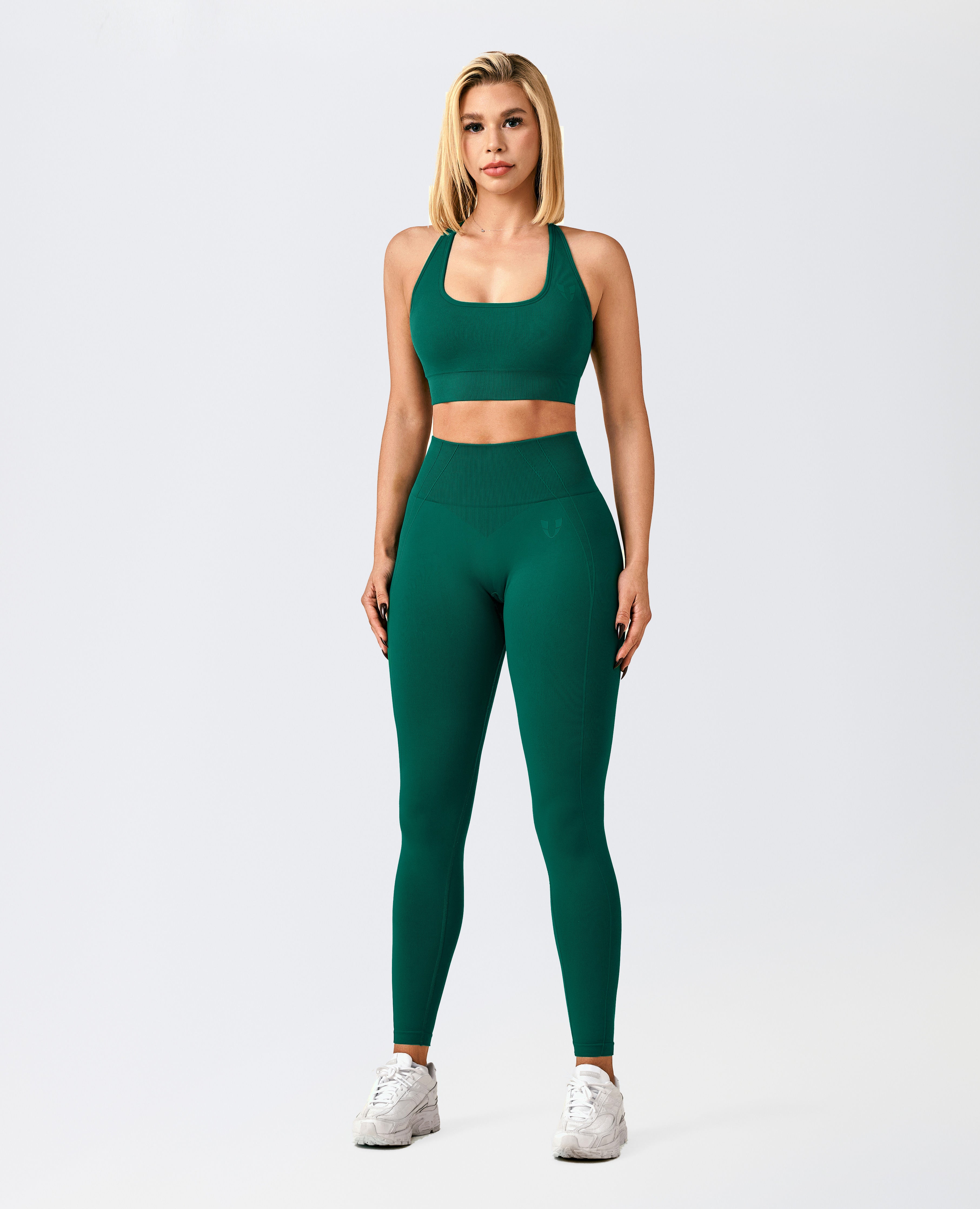 Everyday poderoso sujetador sin costuras - verde oscuro