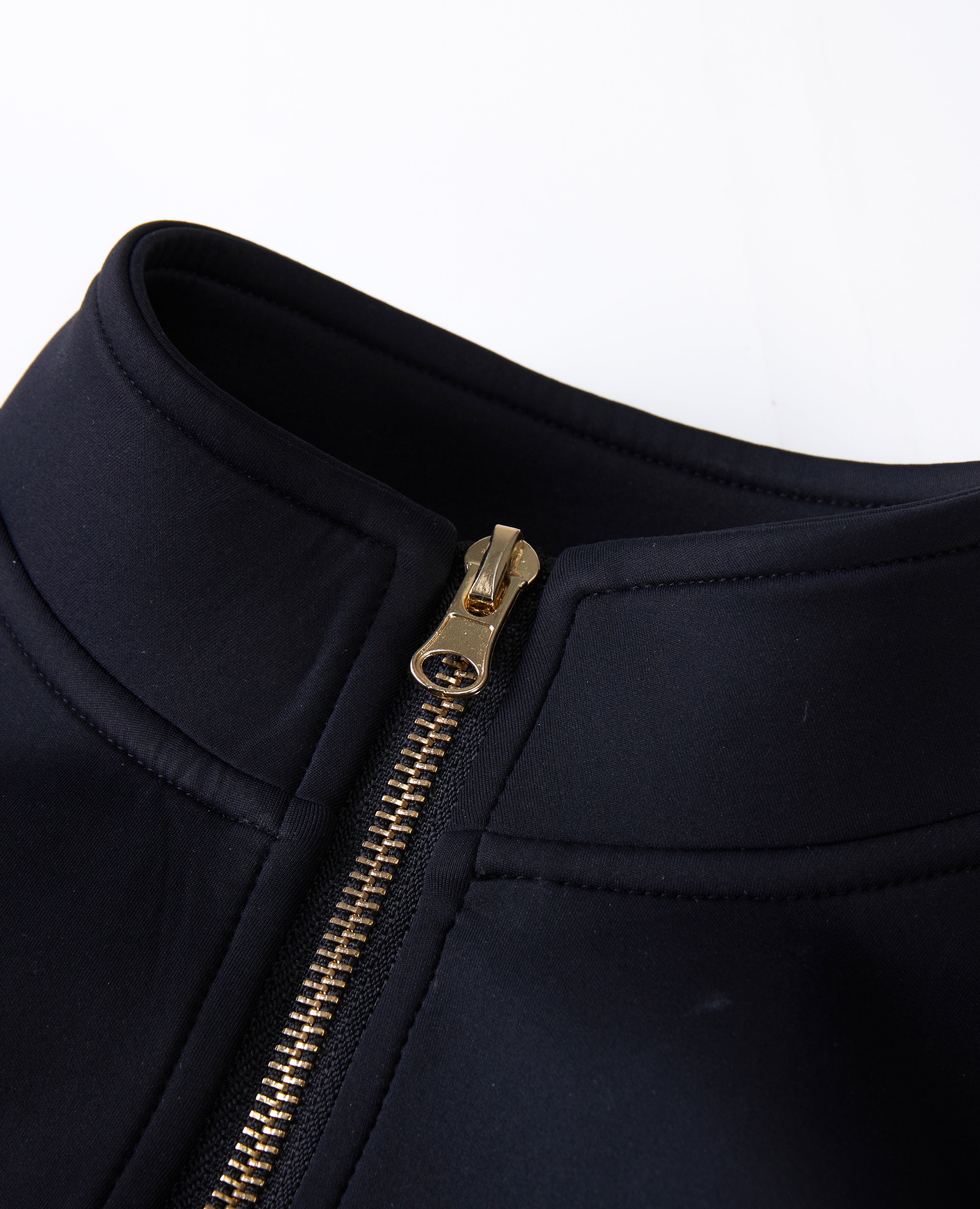 FlexFit – Kurze Jacke mit Reißverschluss – Schwarz
