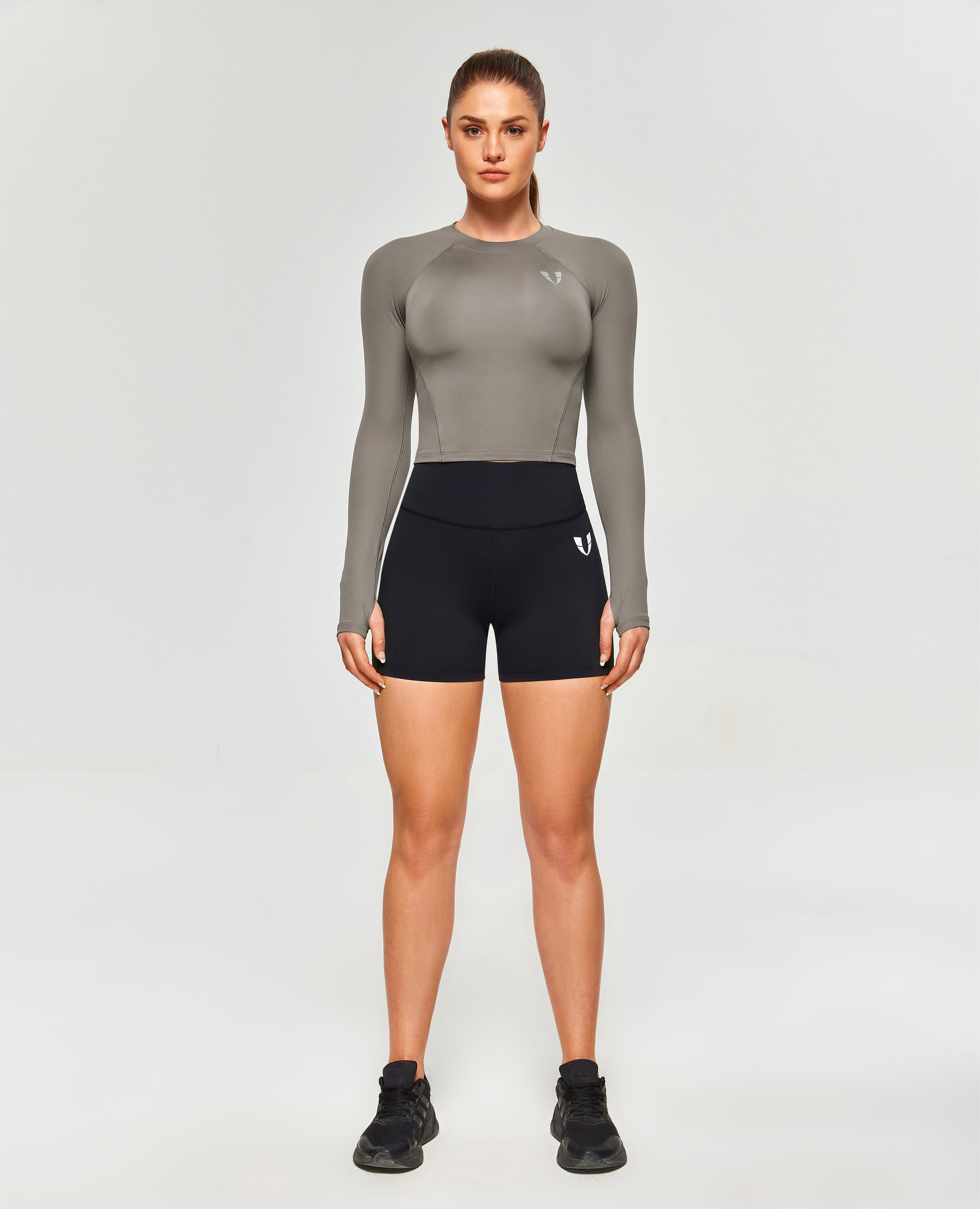 Athletic Long Sleeve T -Shirt - grau