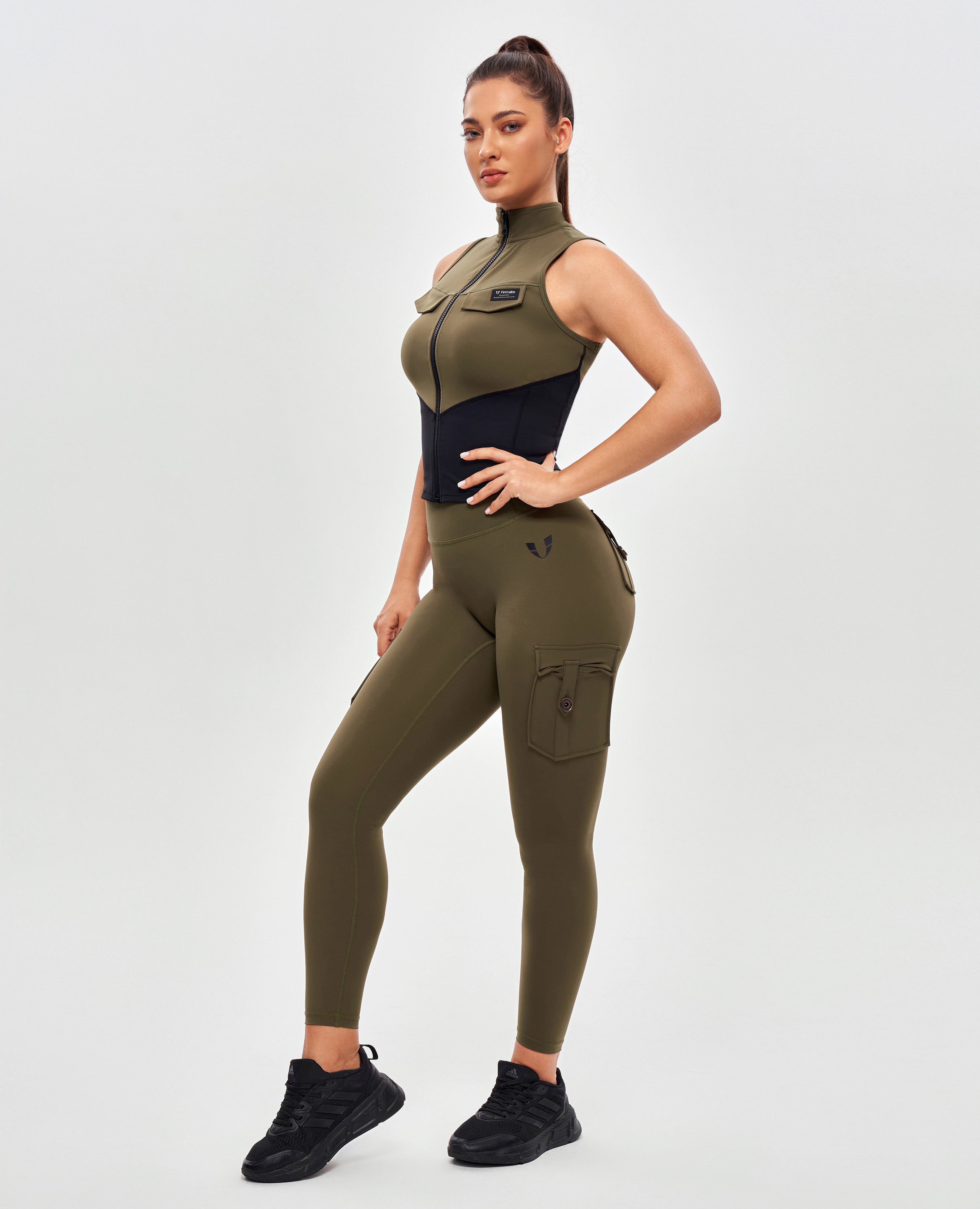 Tank ABS Army Abs - Corgned Green and Black