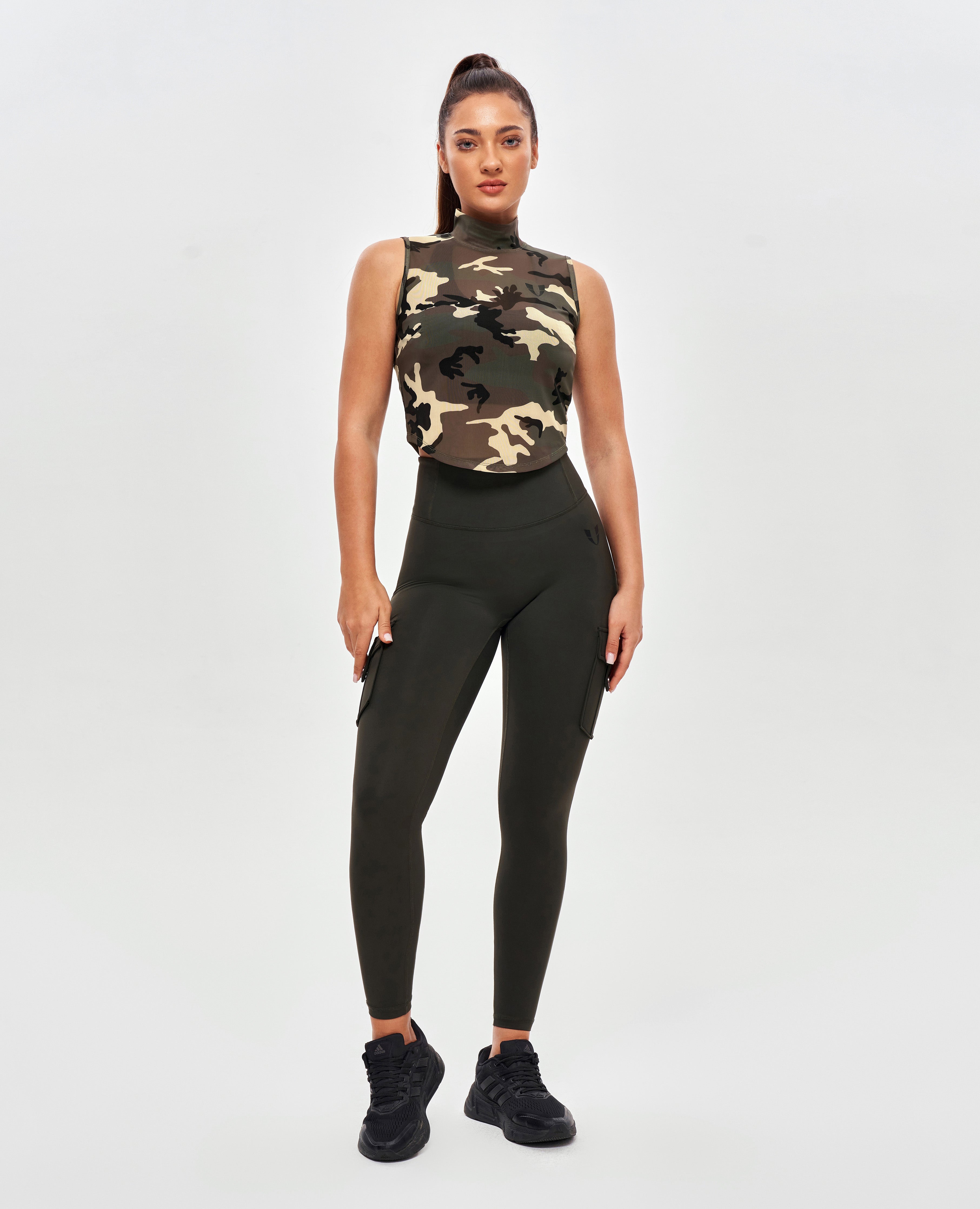 Leichter Trainingstank - Erde Camo