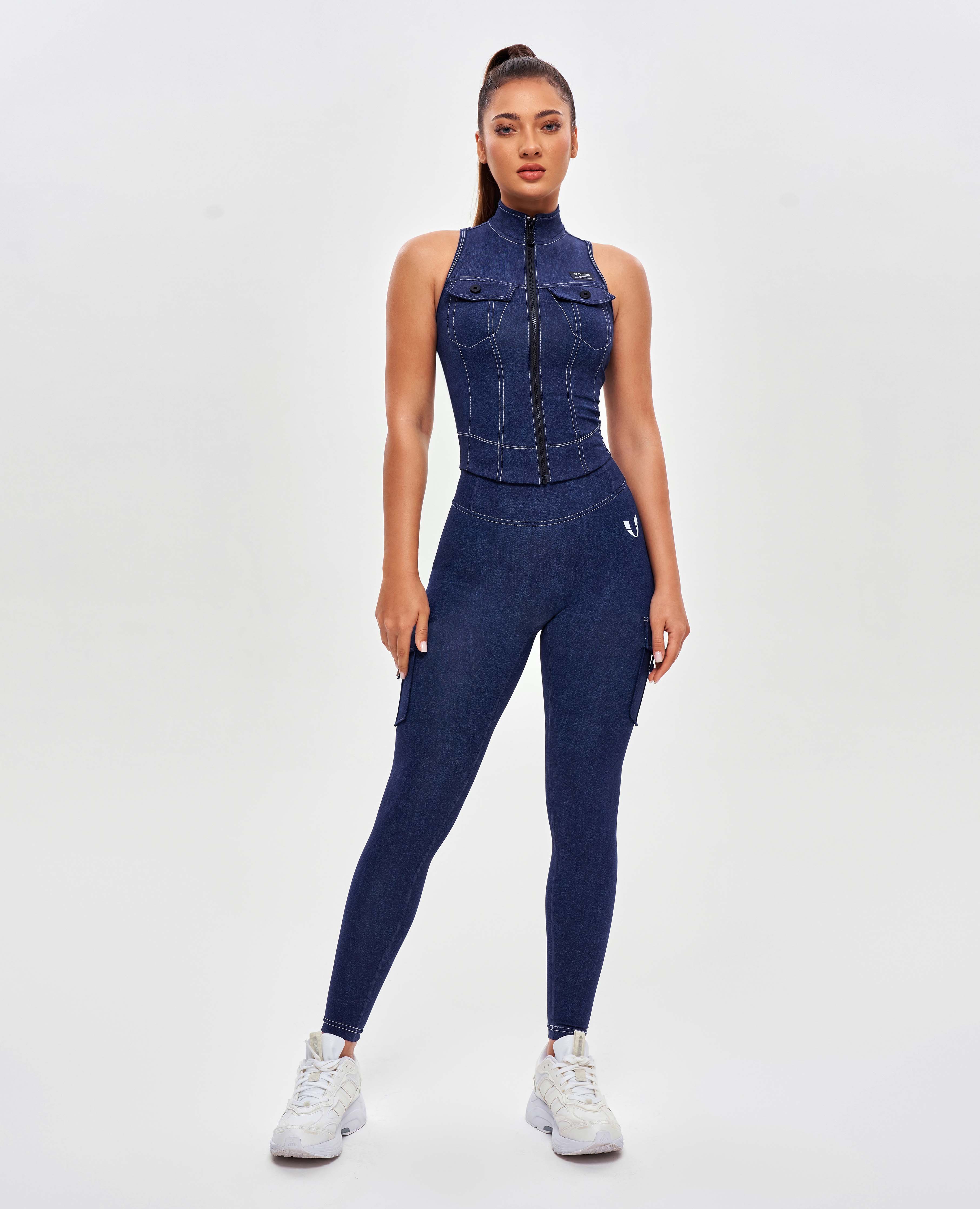Tank ABS de l'armée - Denim Blue White Centing