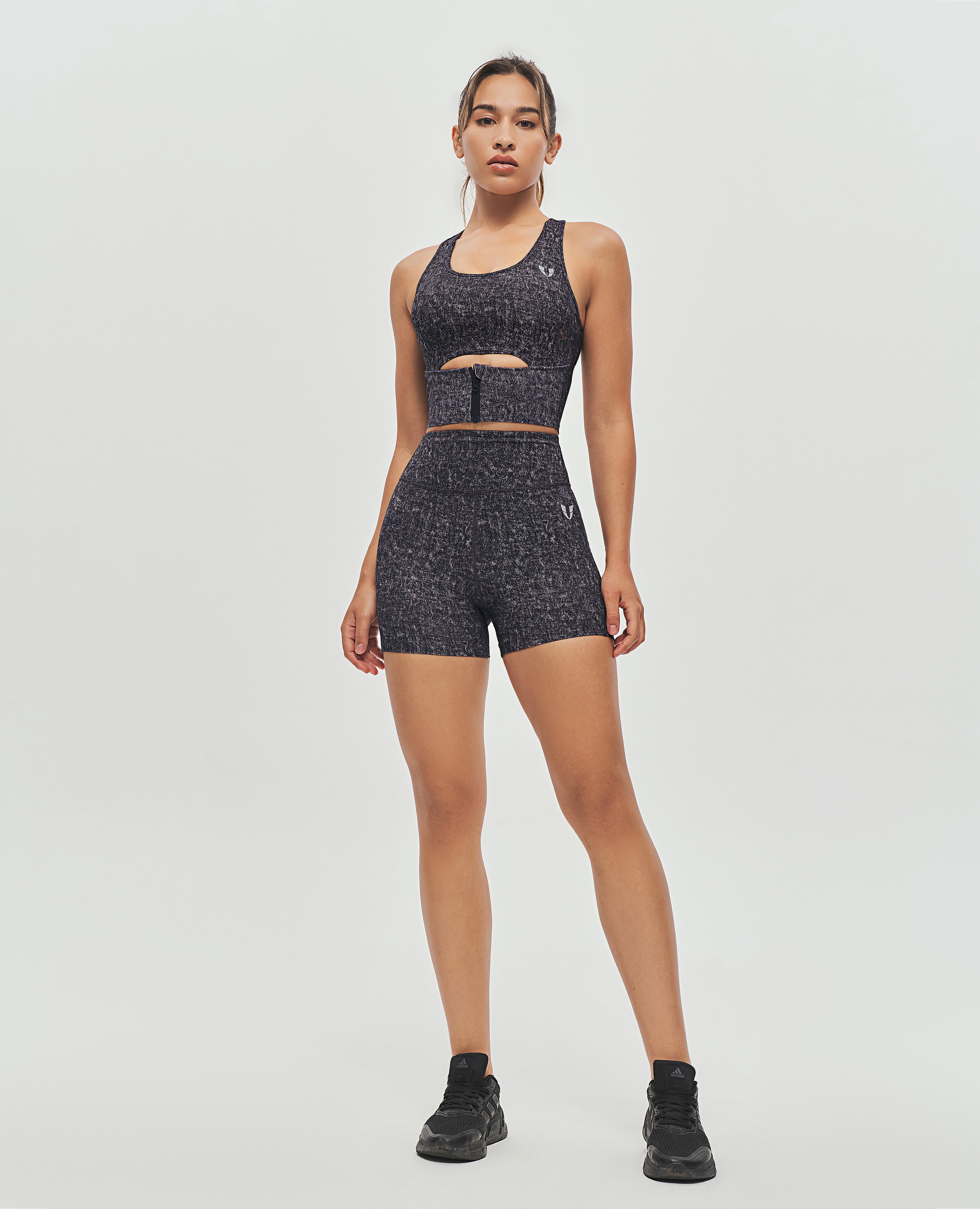 Cargo Short Shorts - Denim Black