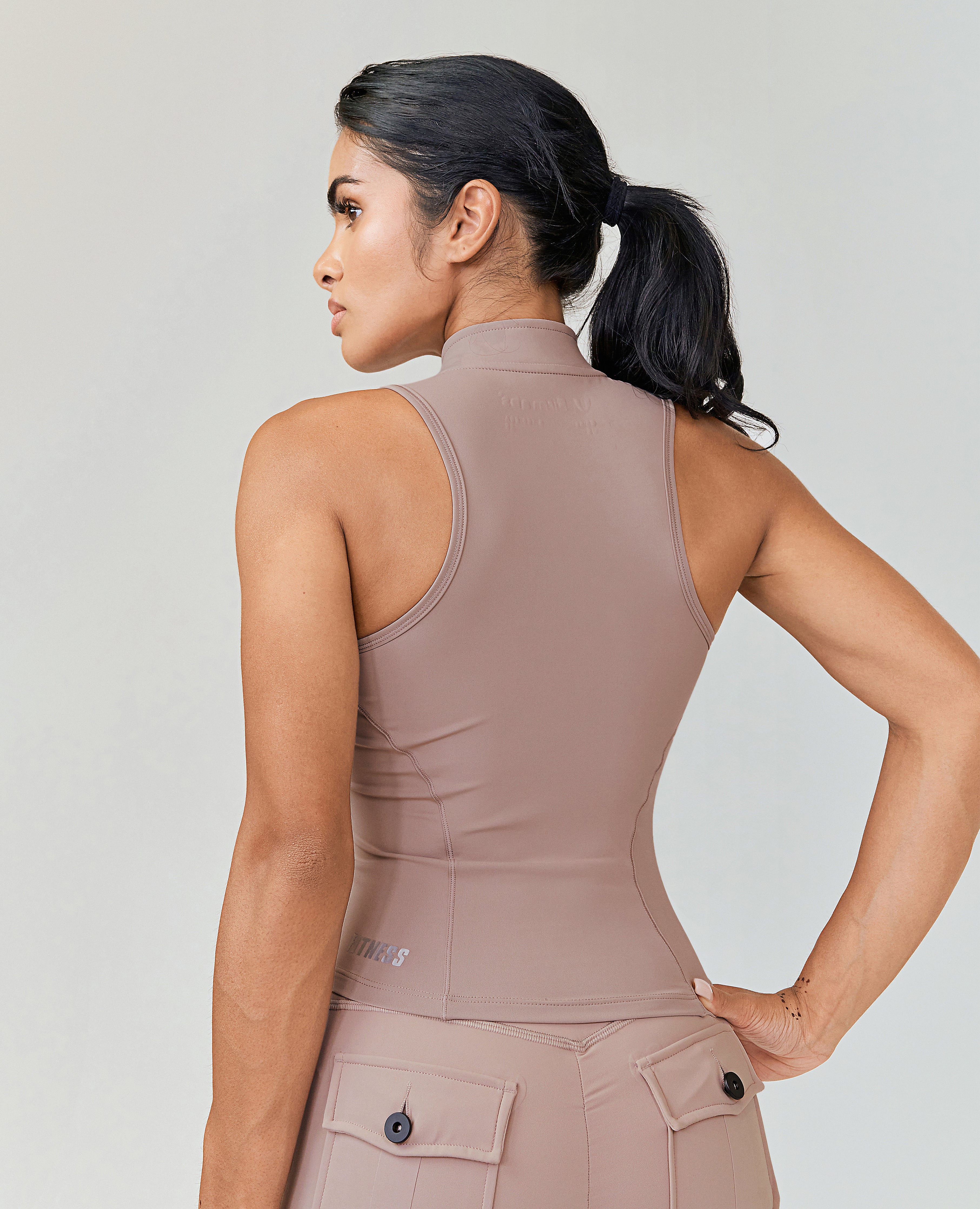 Army Abs Tank - Light Pink