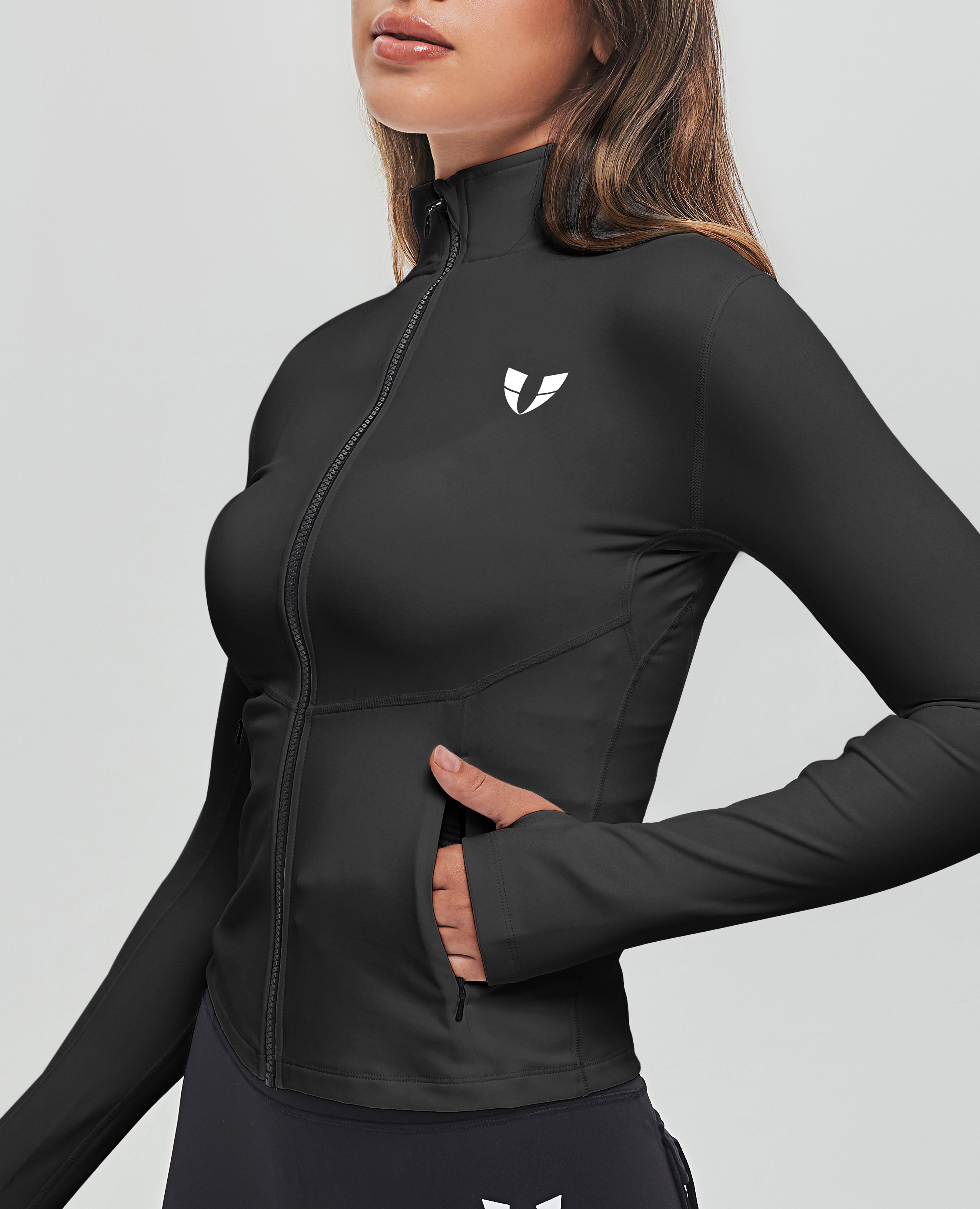 Full Zip Training Jacket - Black