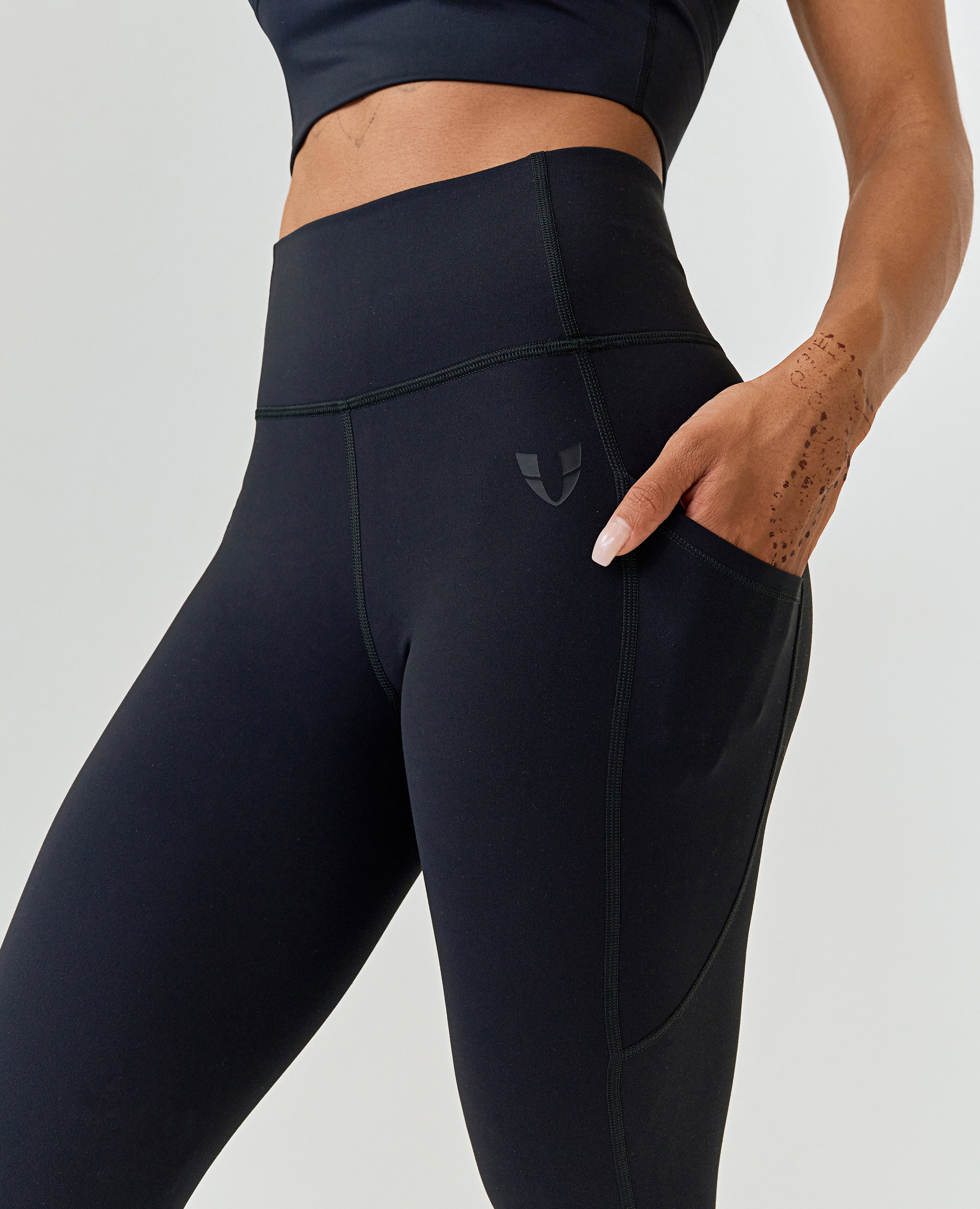 Honeypeach Sculpt Leggings - Black