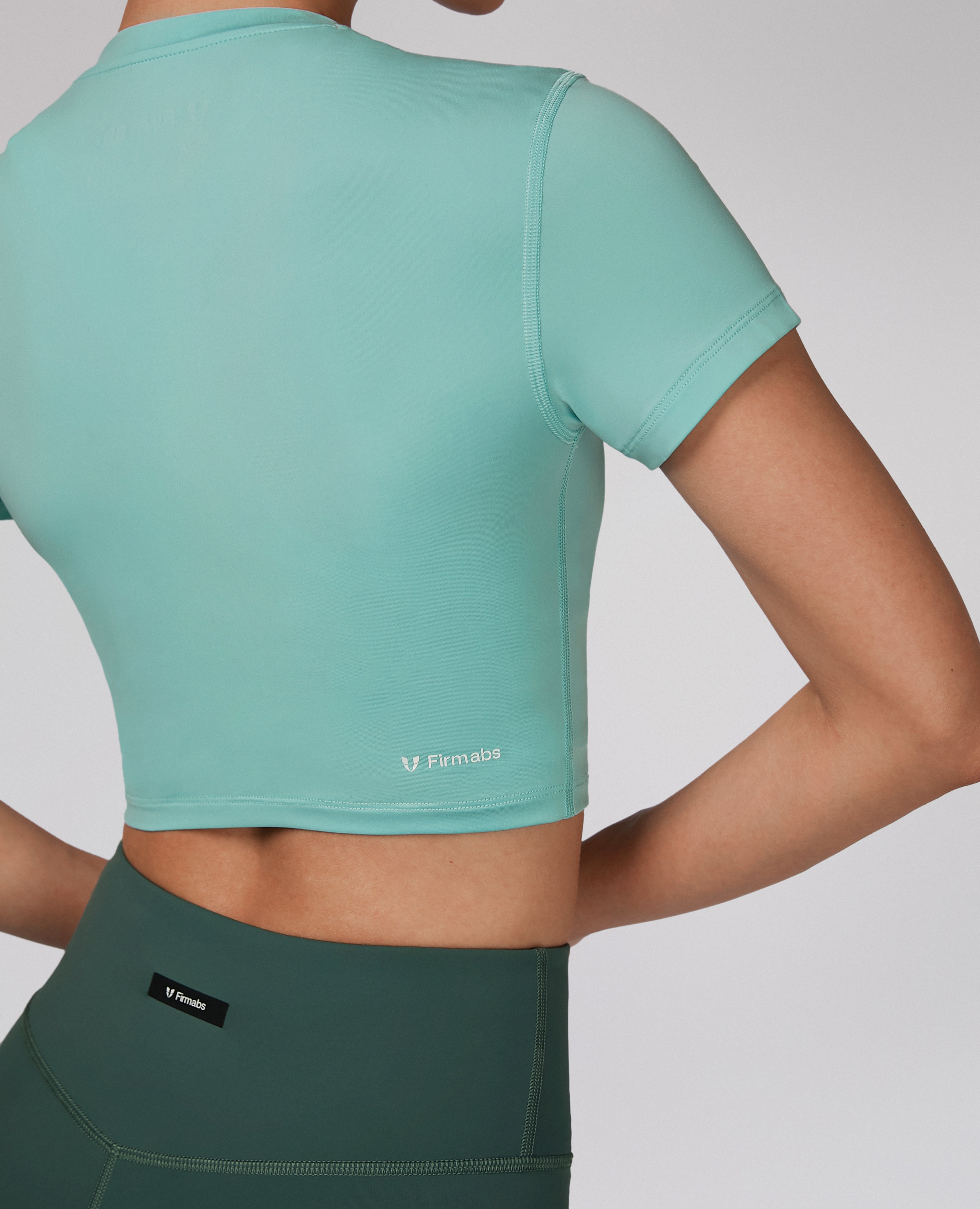 Seamless Crop Top - Green