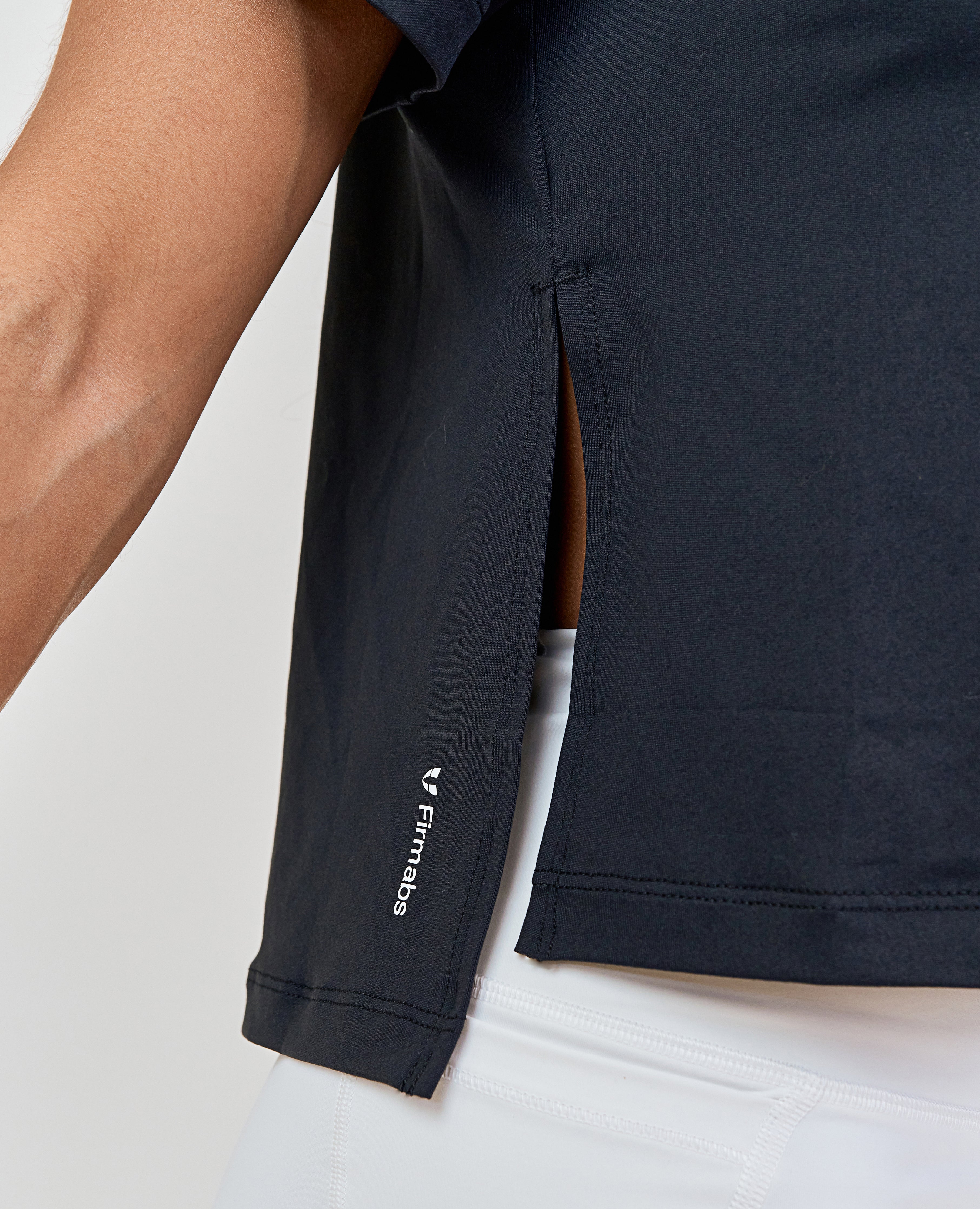 Lightweight Cropped T-shirt - Black