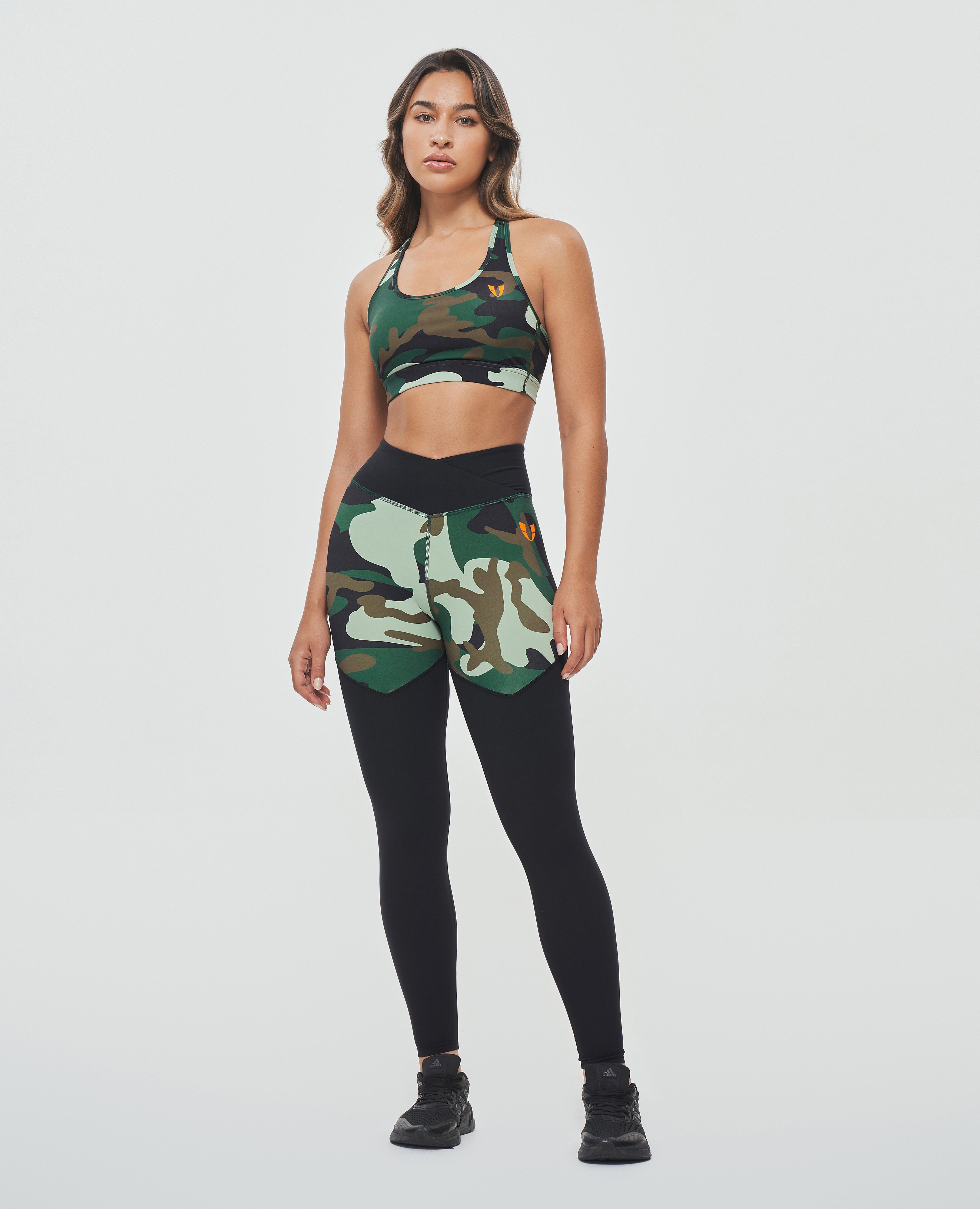 Power Sports beha - Green Camo