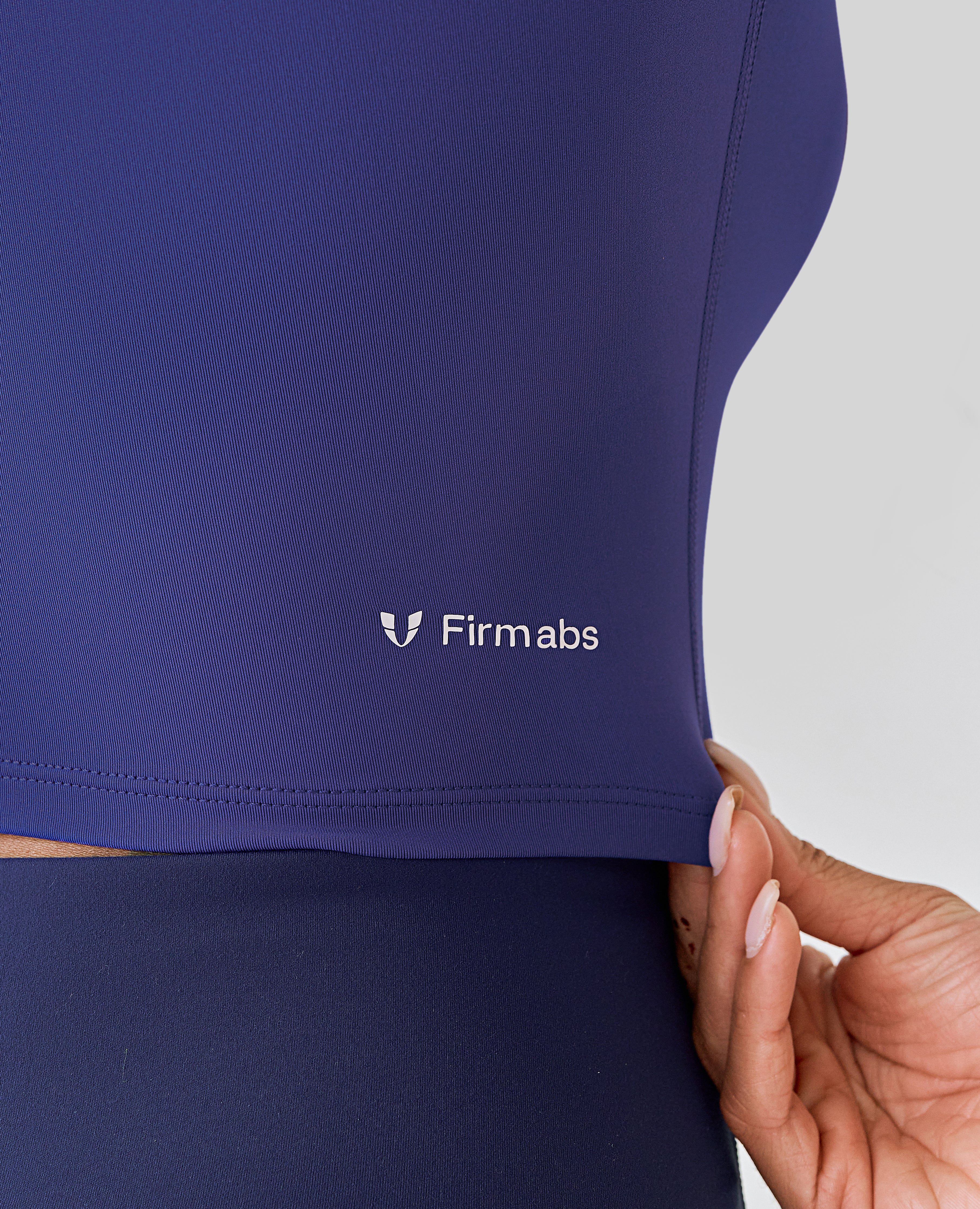 Seamless Crop Top - Blue