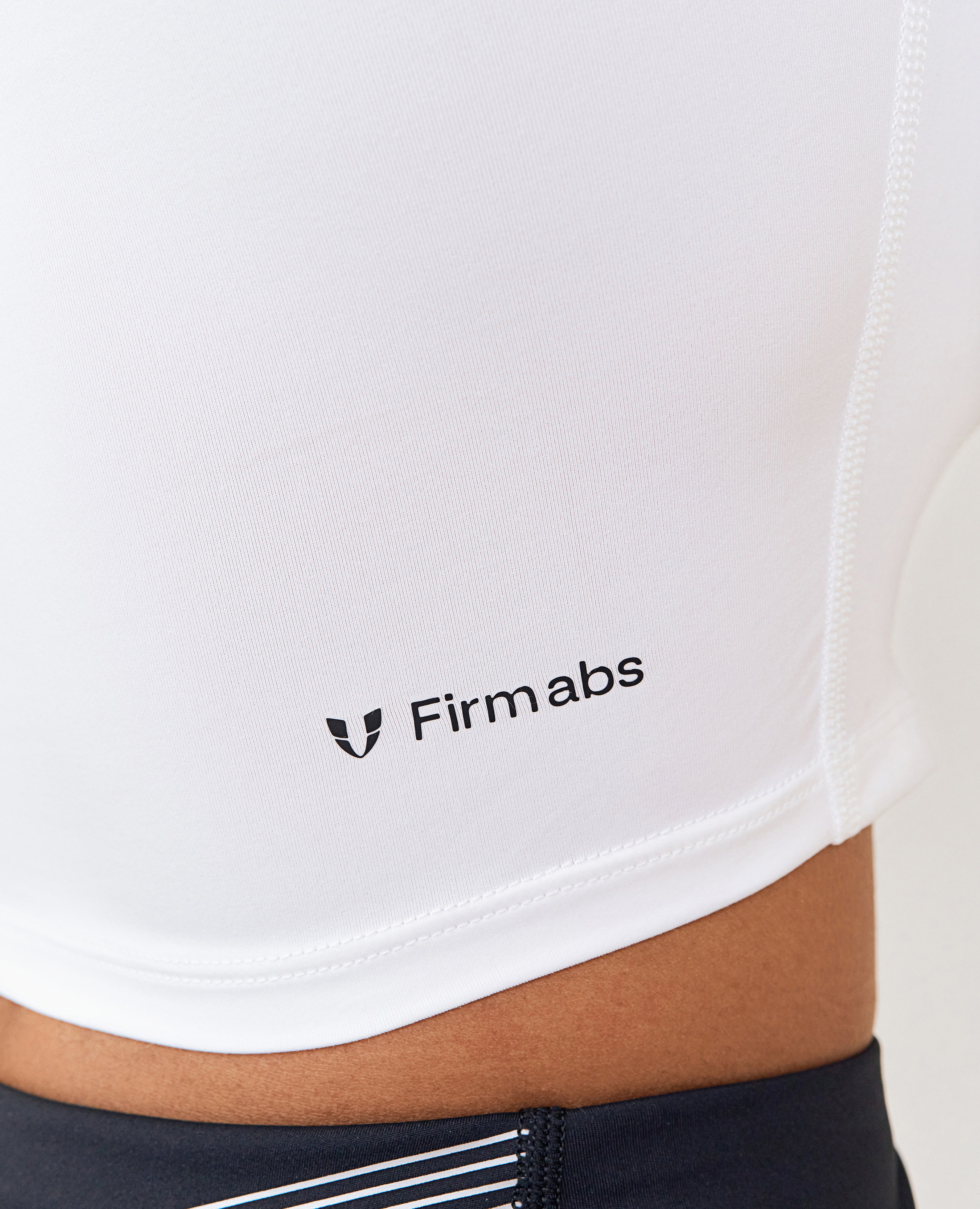 Seamless Crop Top - White