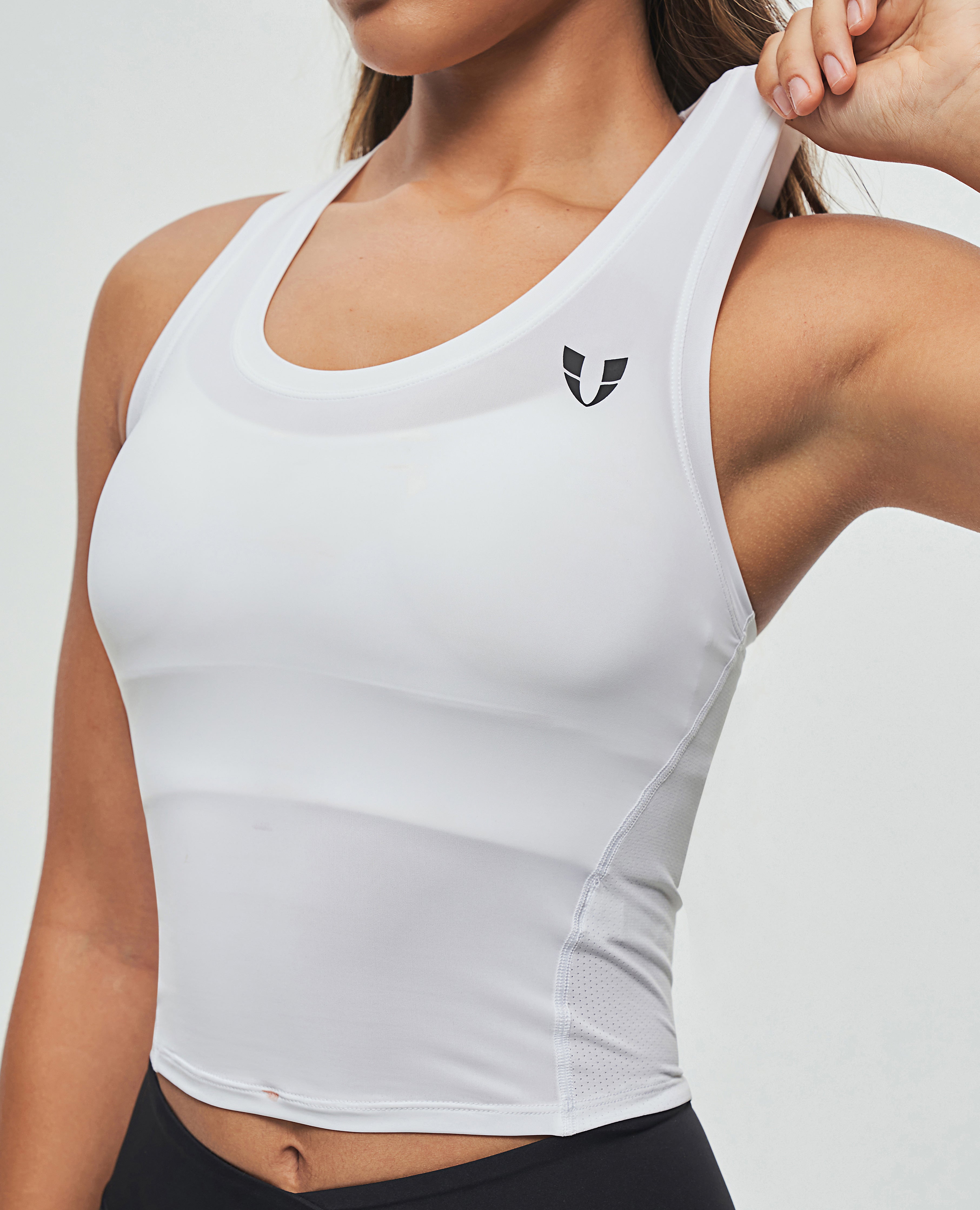 Ultra-Light Gym Tank - White