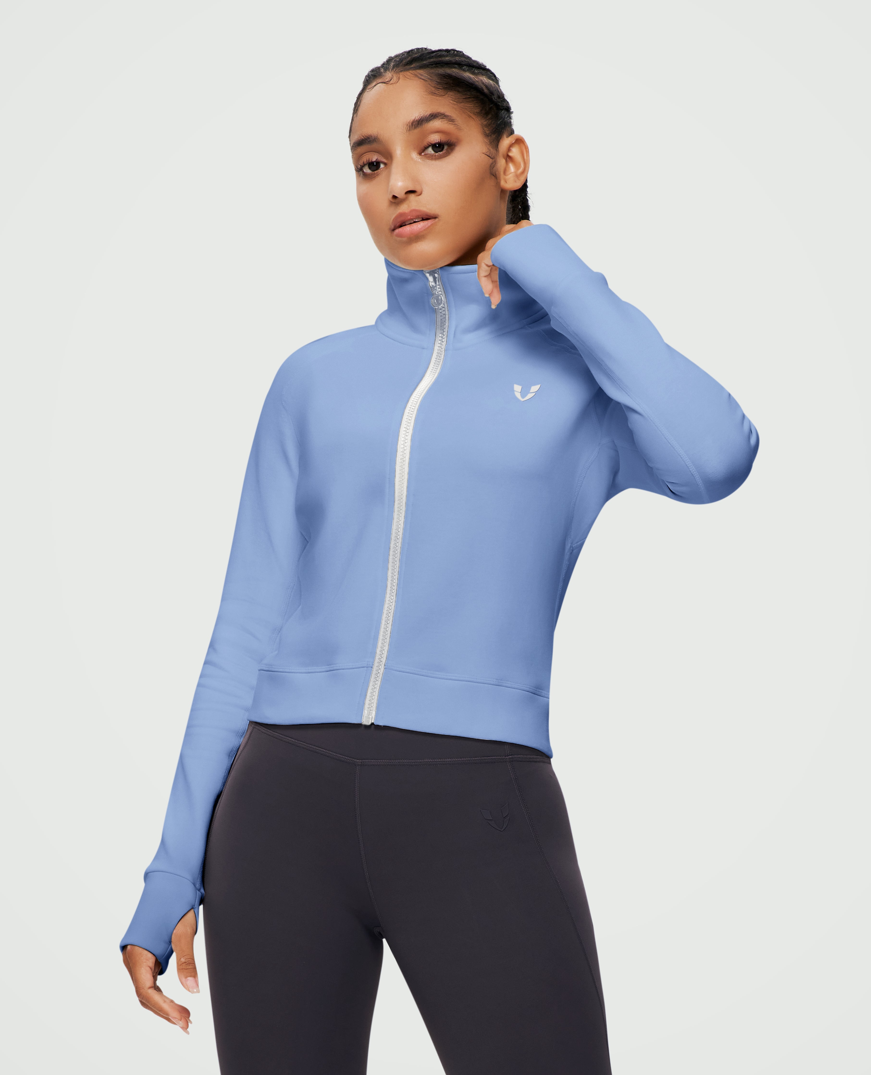 Zip Up Training Jacket - Blue