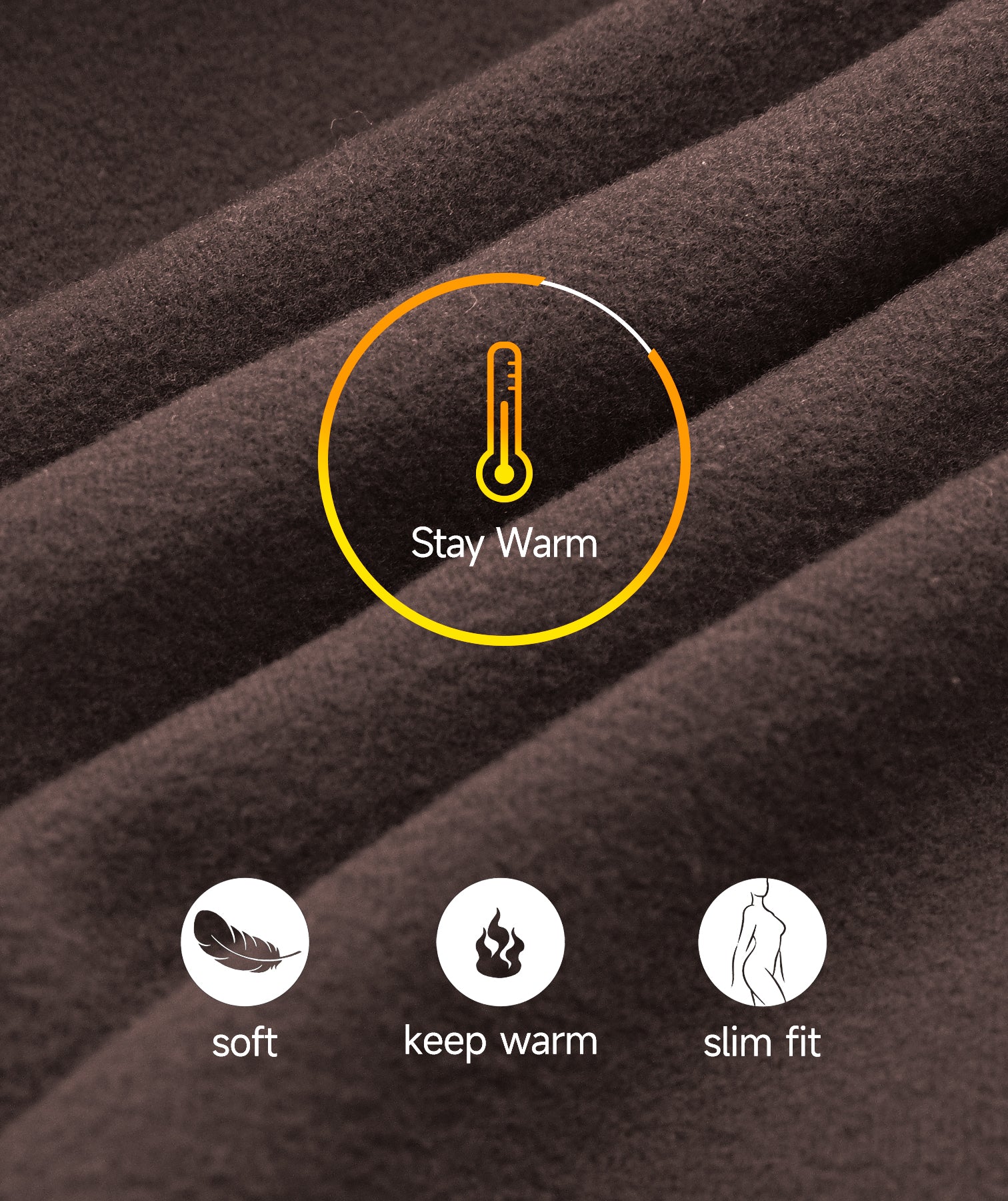 Thermal Fleece Leggings - Mocha