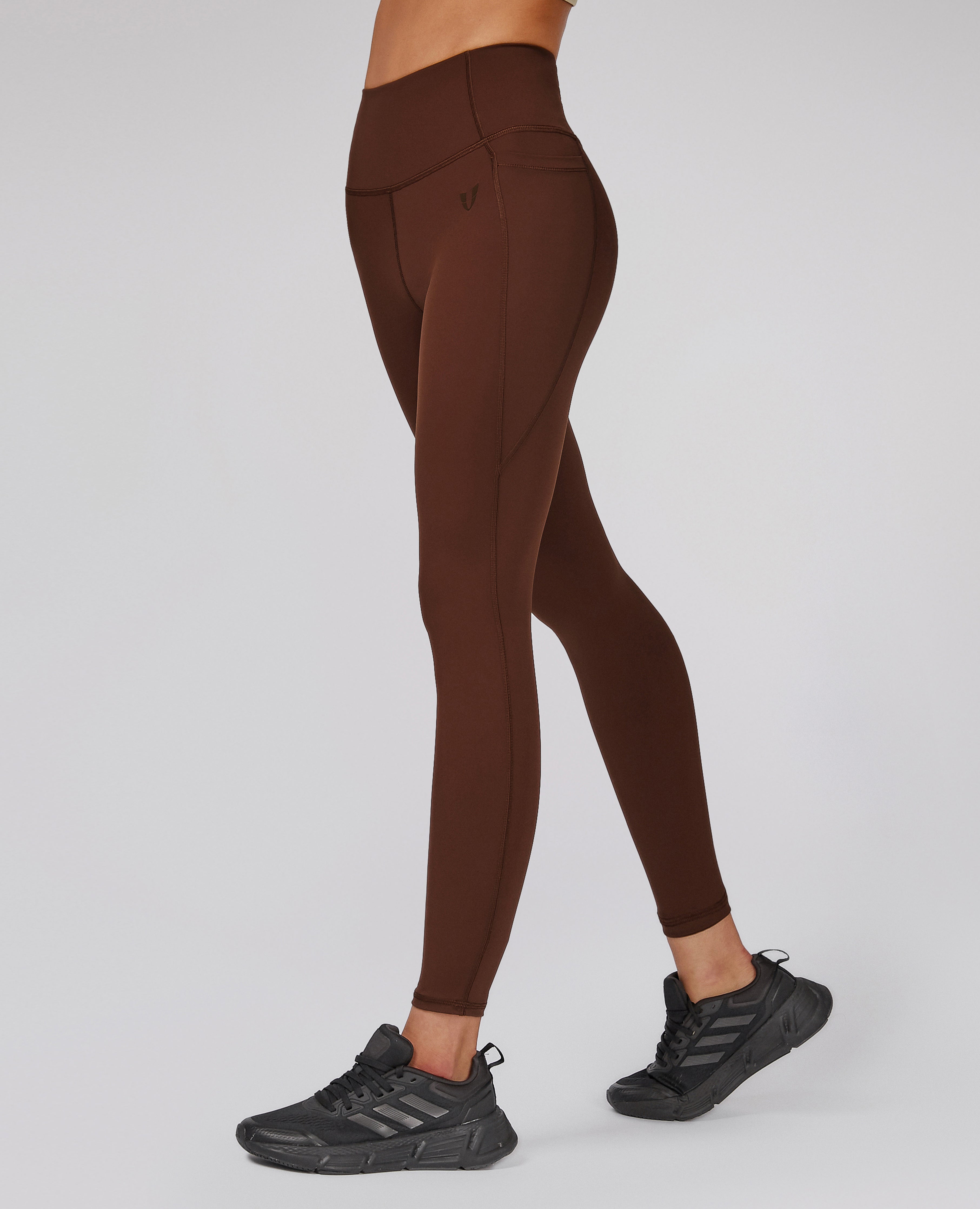 High-waisted Gym Leggings - Mocha