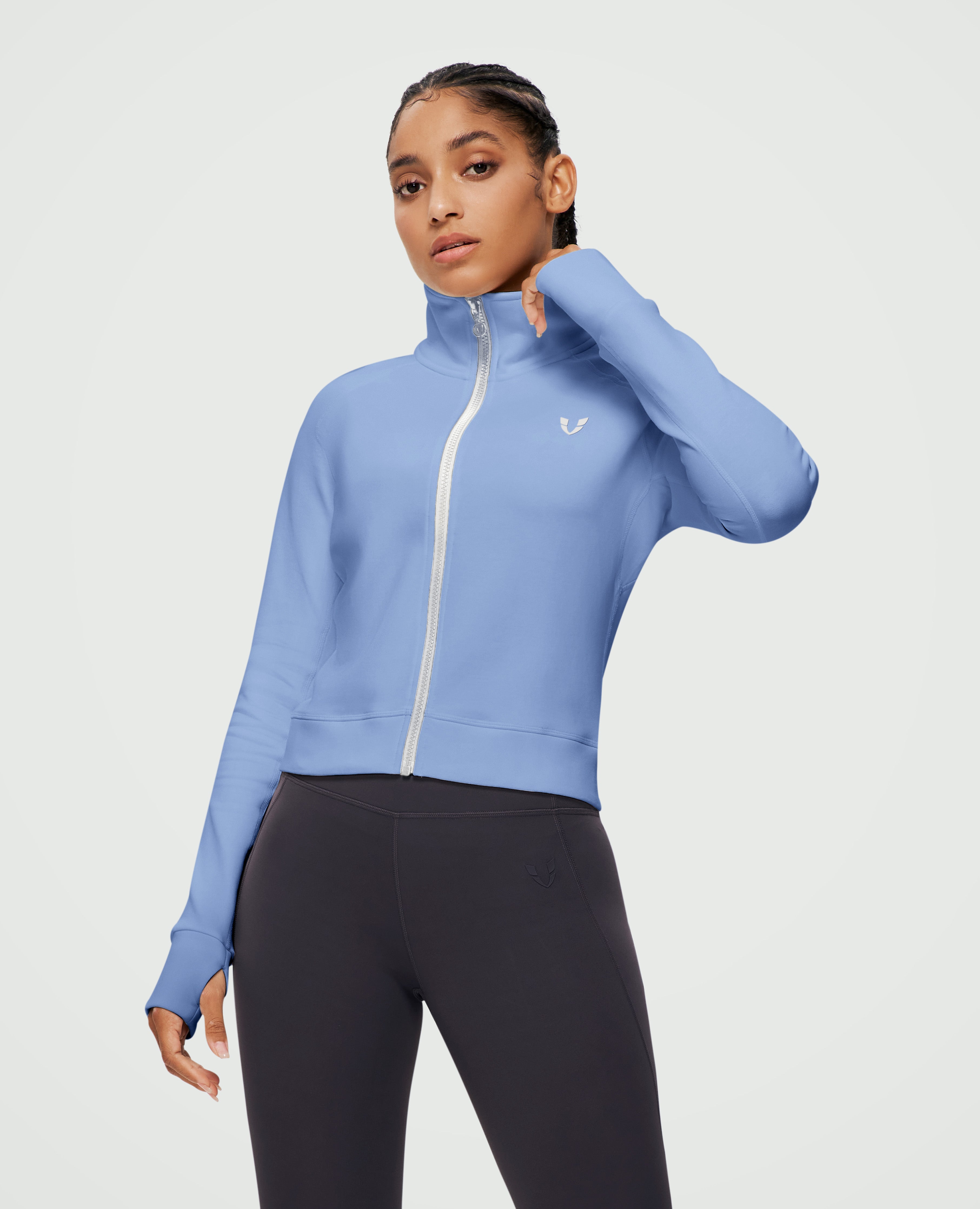Zip Up Training Jacket - Blue