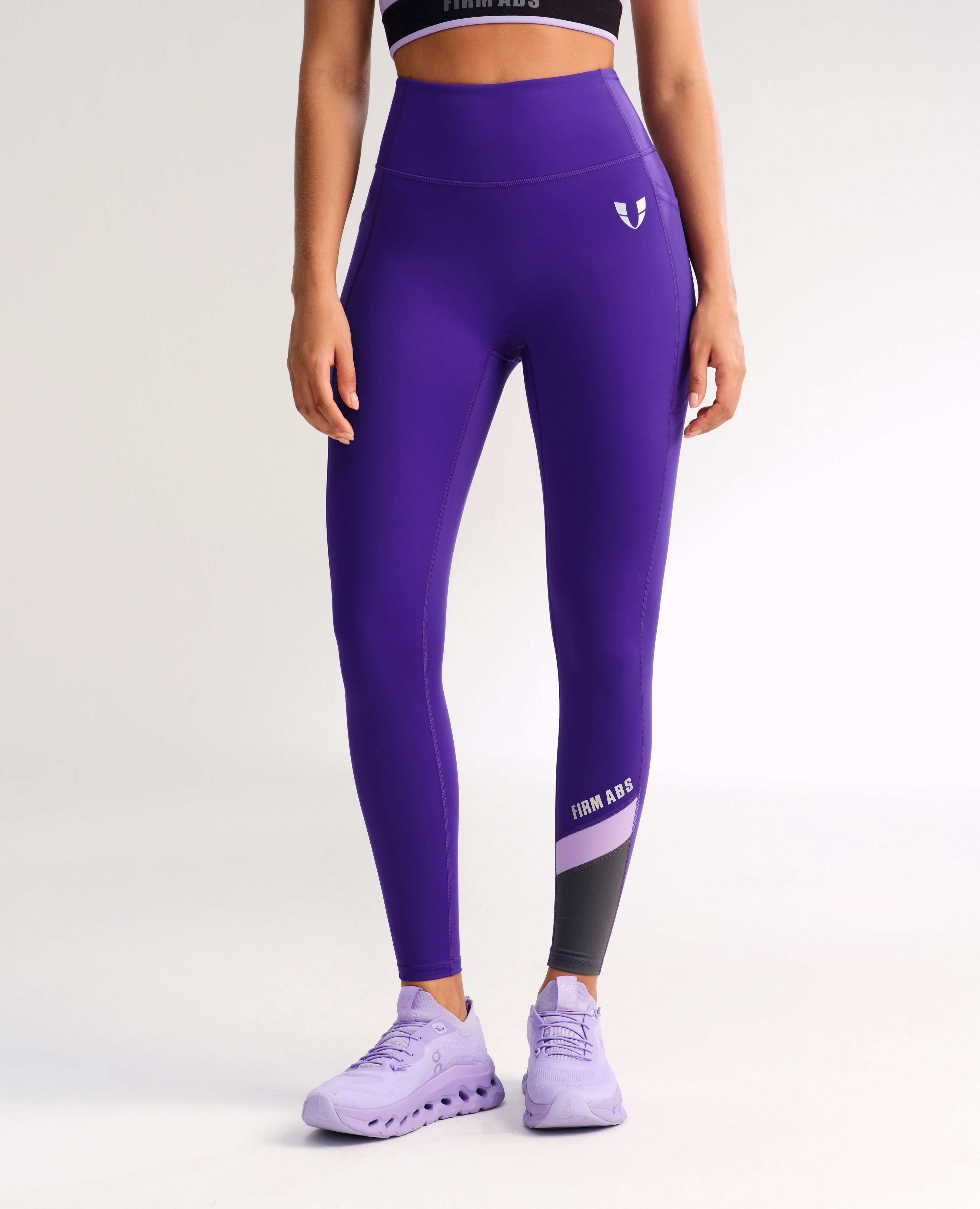 Vivid Sculpt High Support Pocket Leggings - Dark Purple