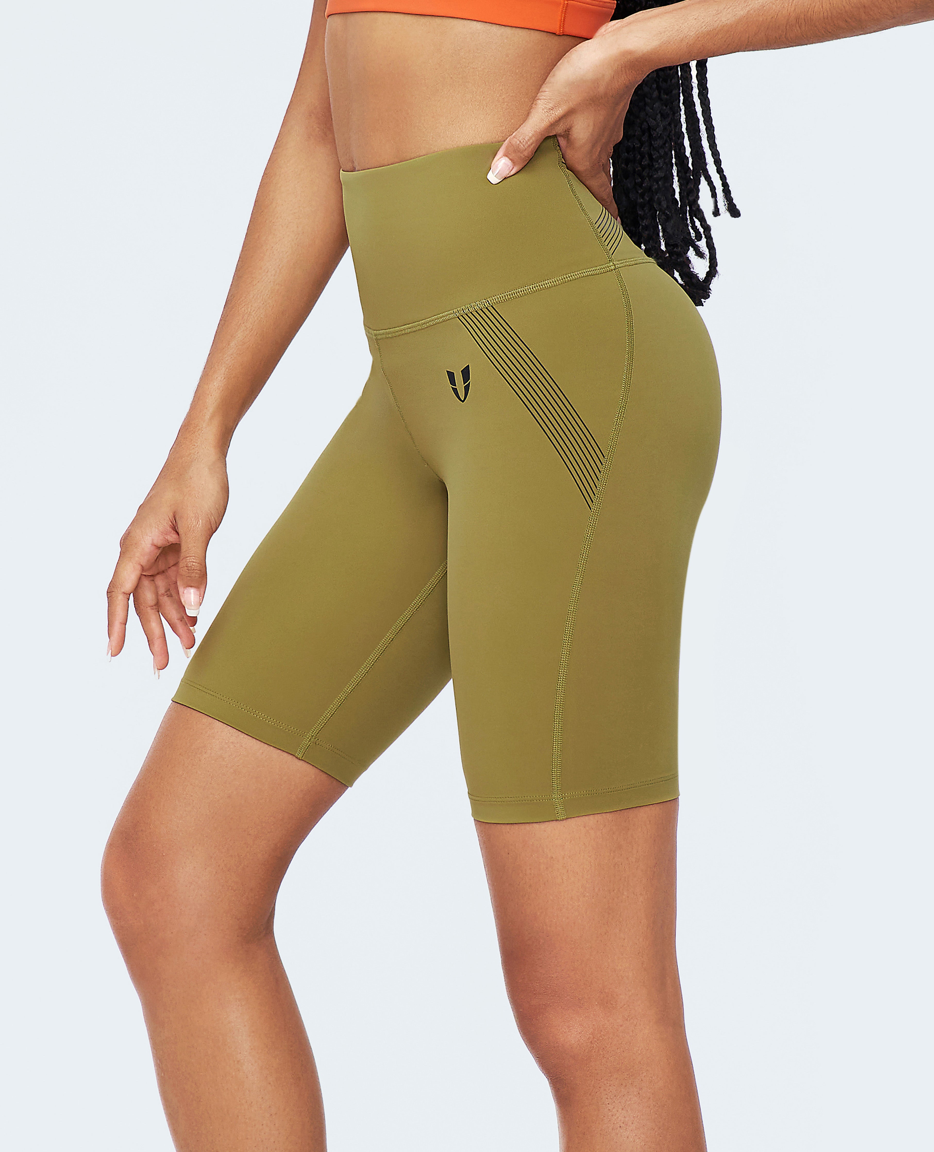 Kraftfahrrad -Shorts - Moosgrün
