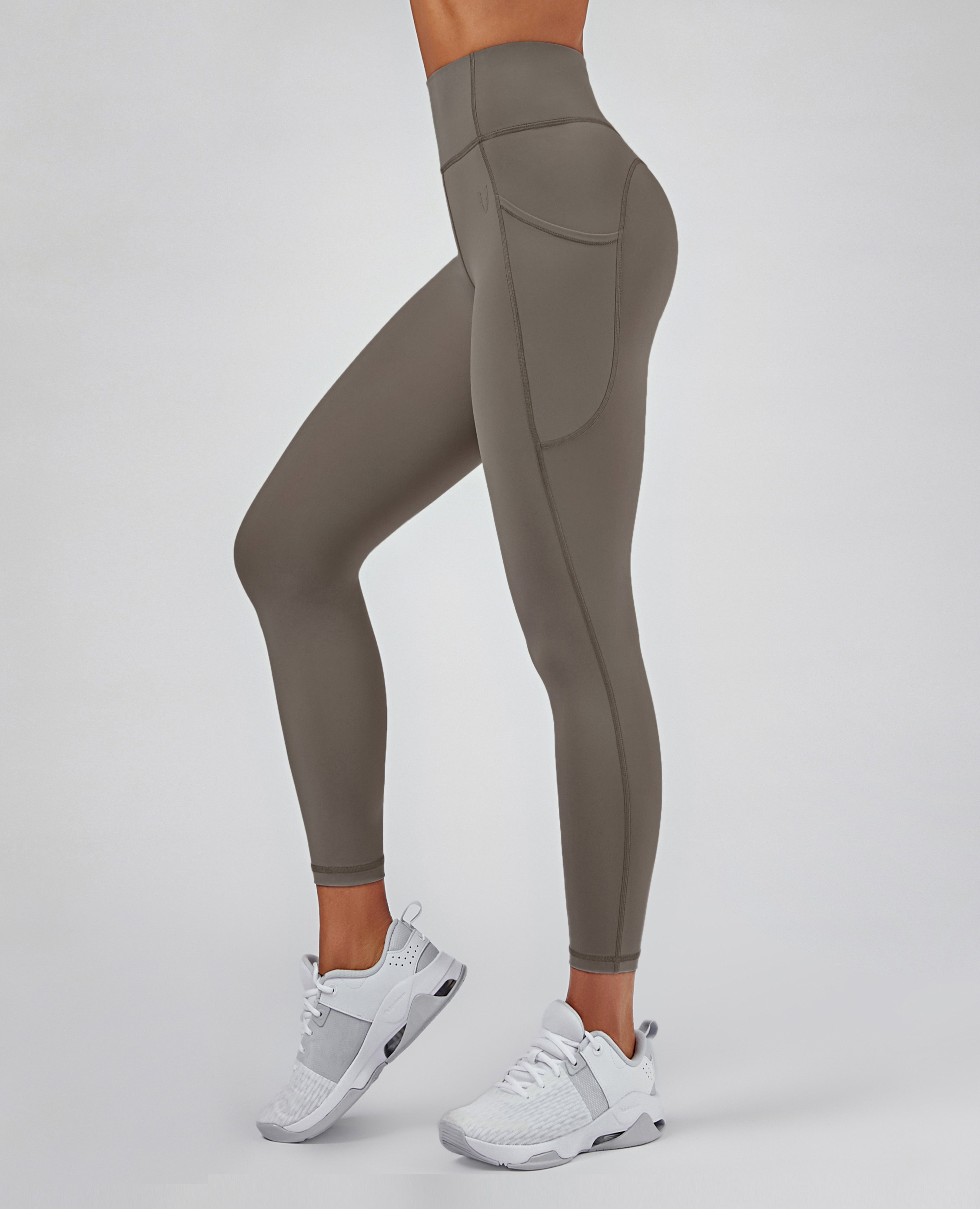 Leggings Sculpt de melocotón de miel - Gris