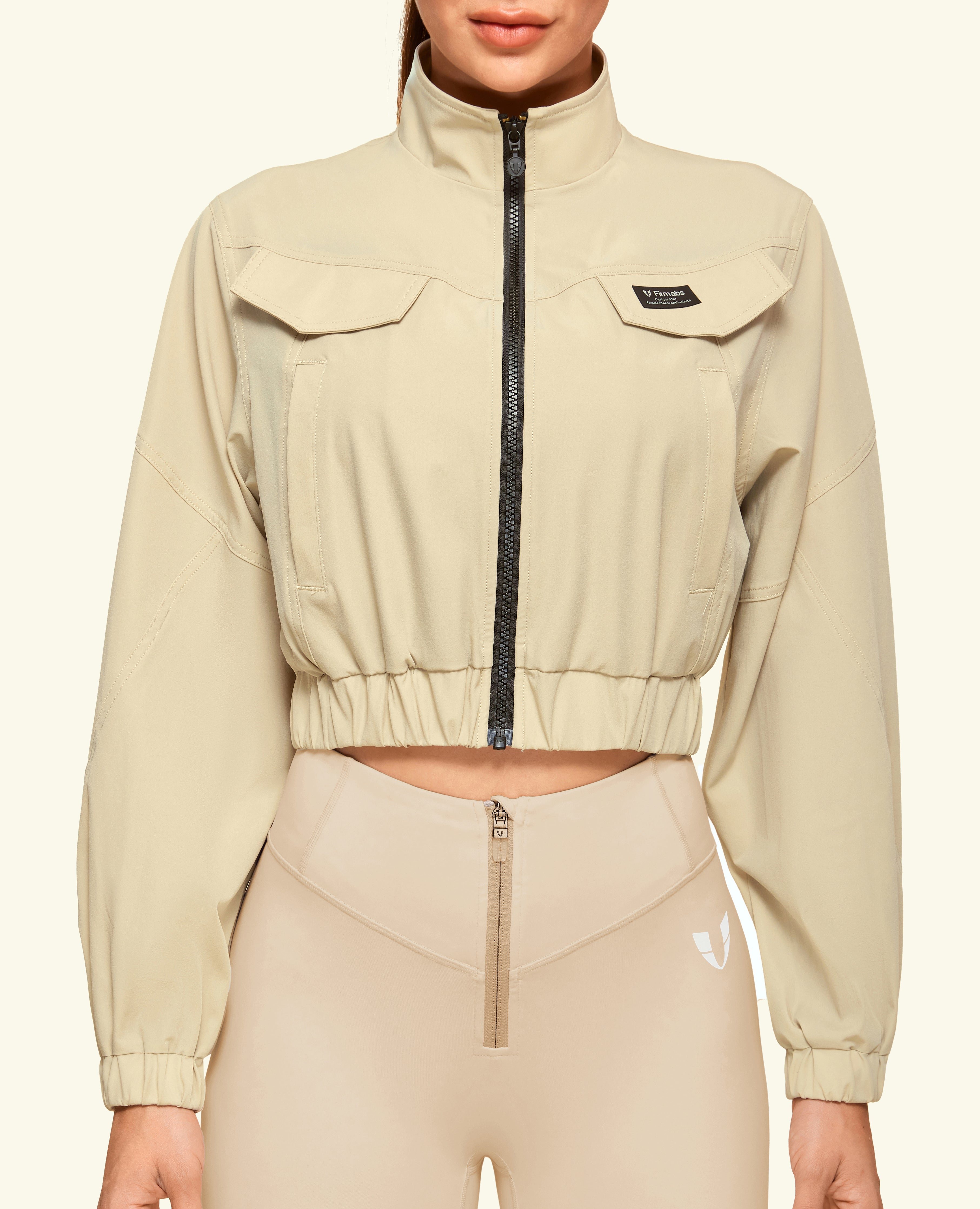 Giacca da carico Ultimate Cropped - sabbia
