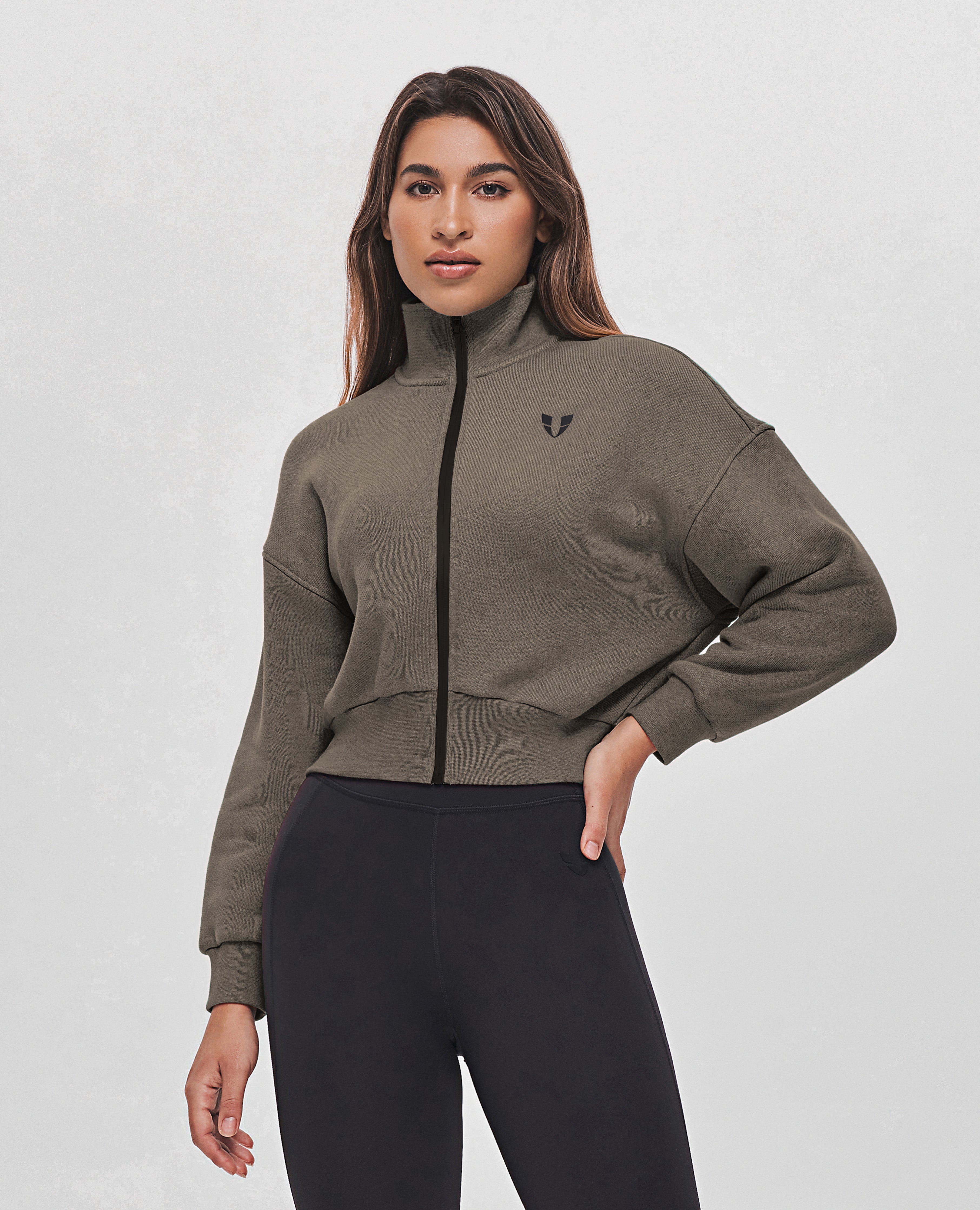 Stand Collar Thermal Jacket - Gray