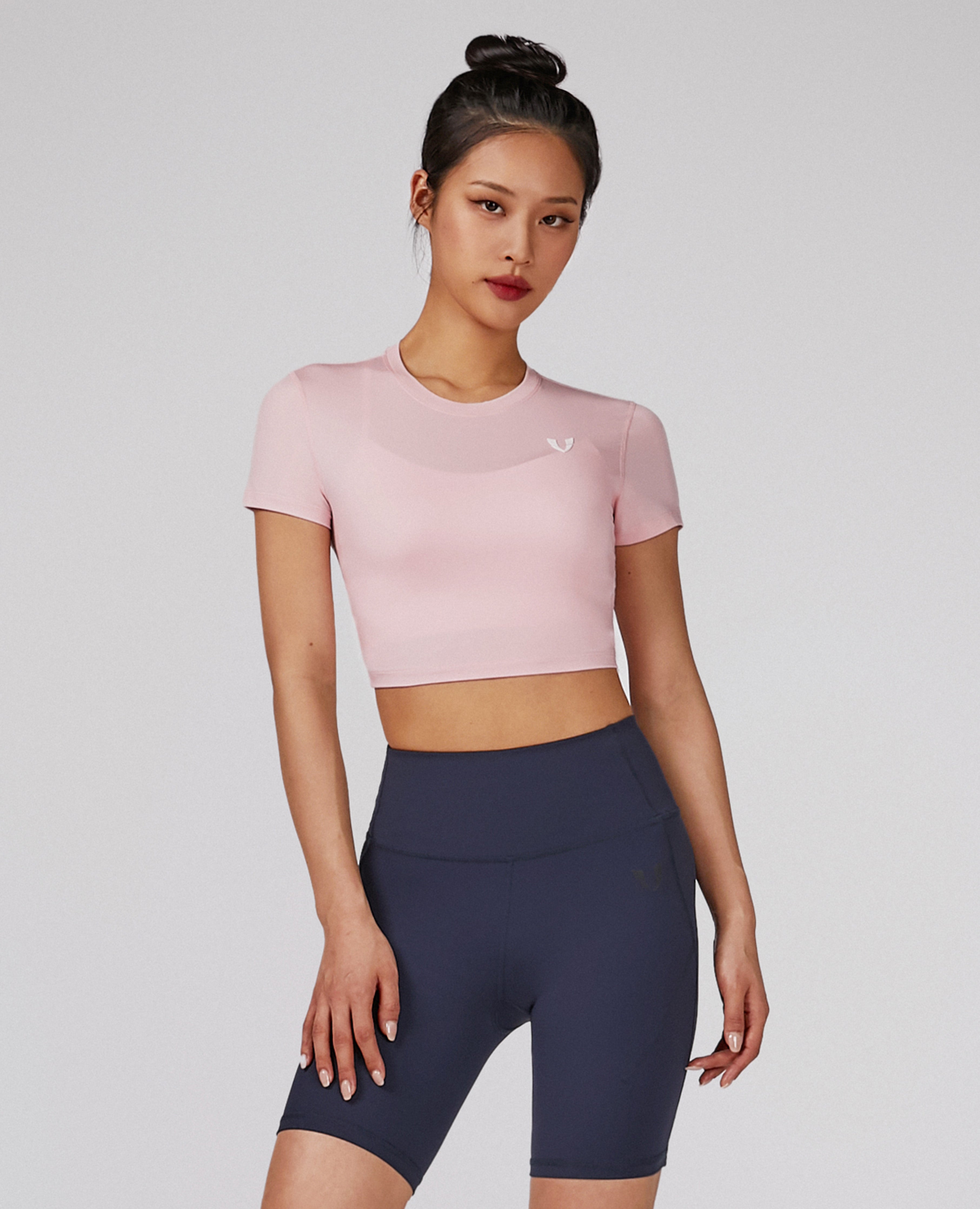 Seamless Crop Top - Pink