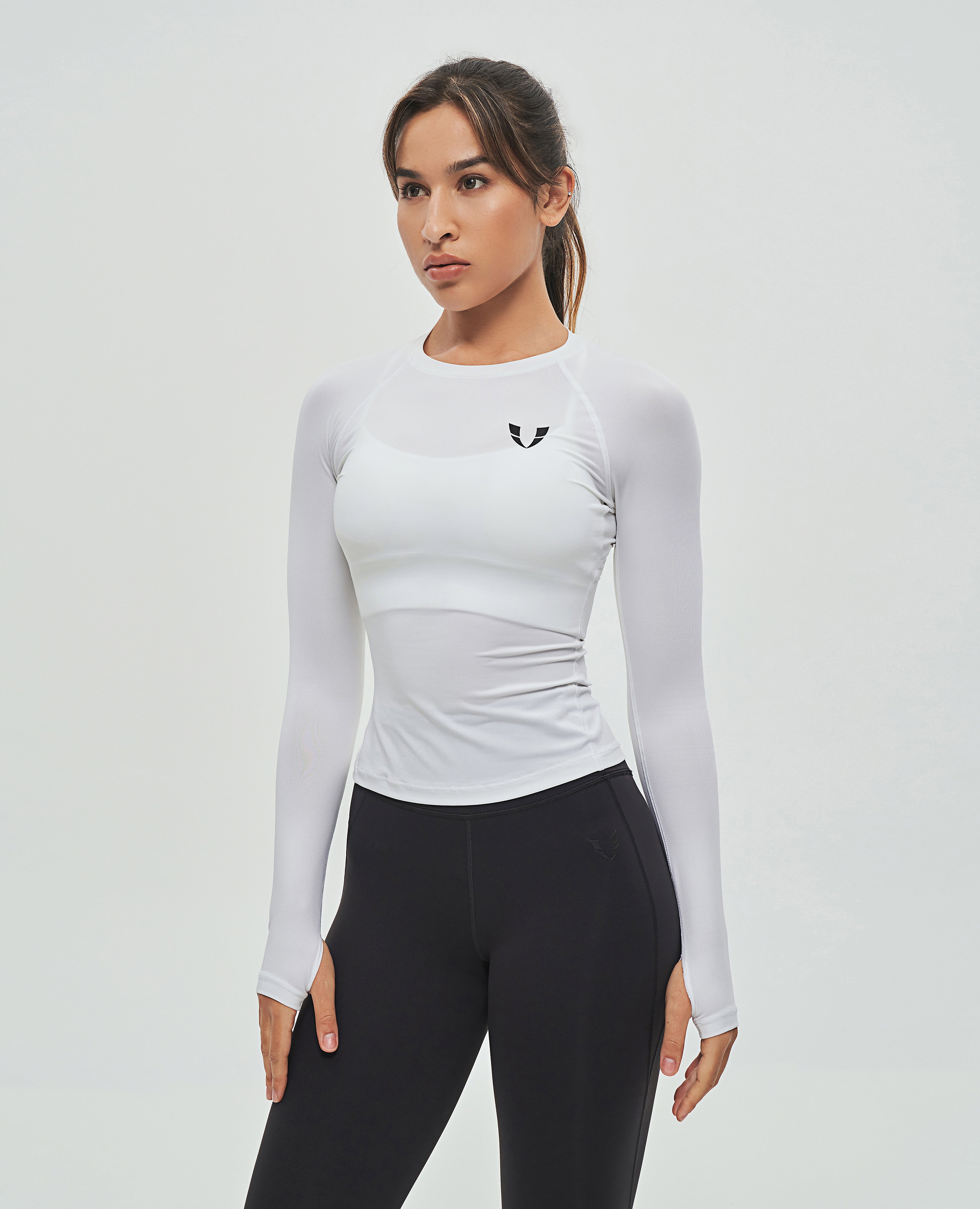 Training Long Sleeve Crop Top